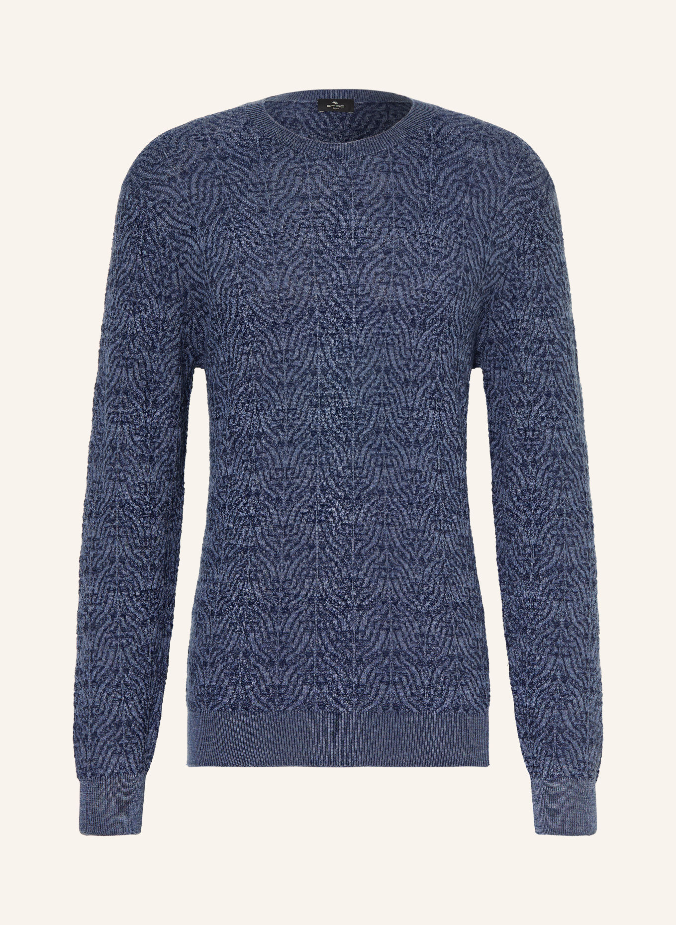 ETRO Pullover: BLAU / DUNKELBLAU