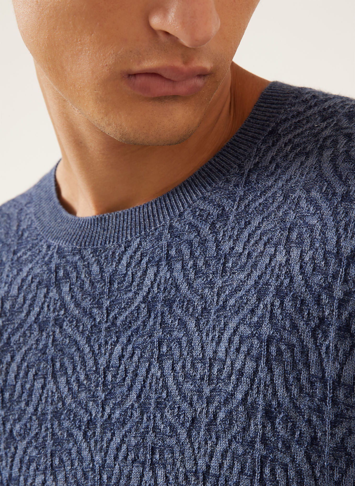 ETRO Pullover: BLAU / DUNKELBLAU