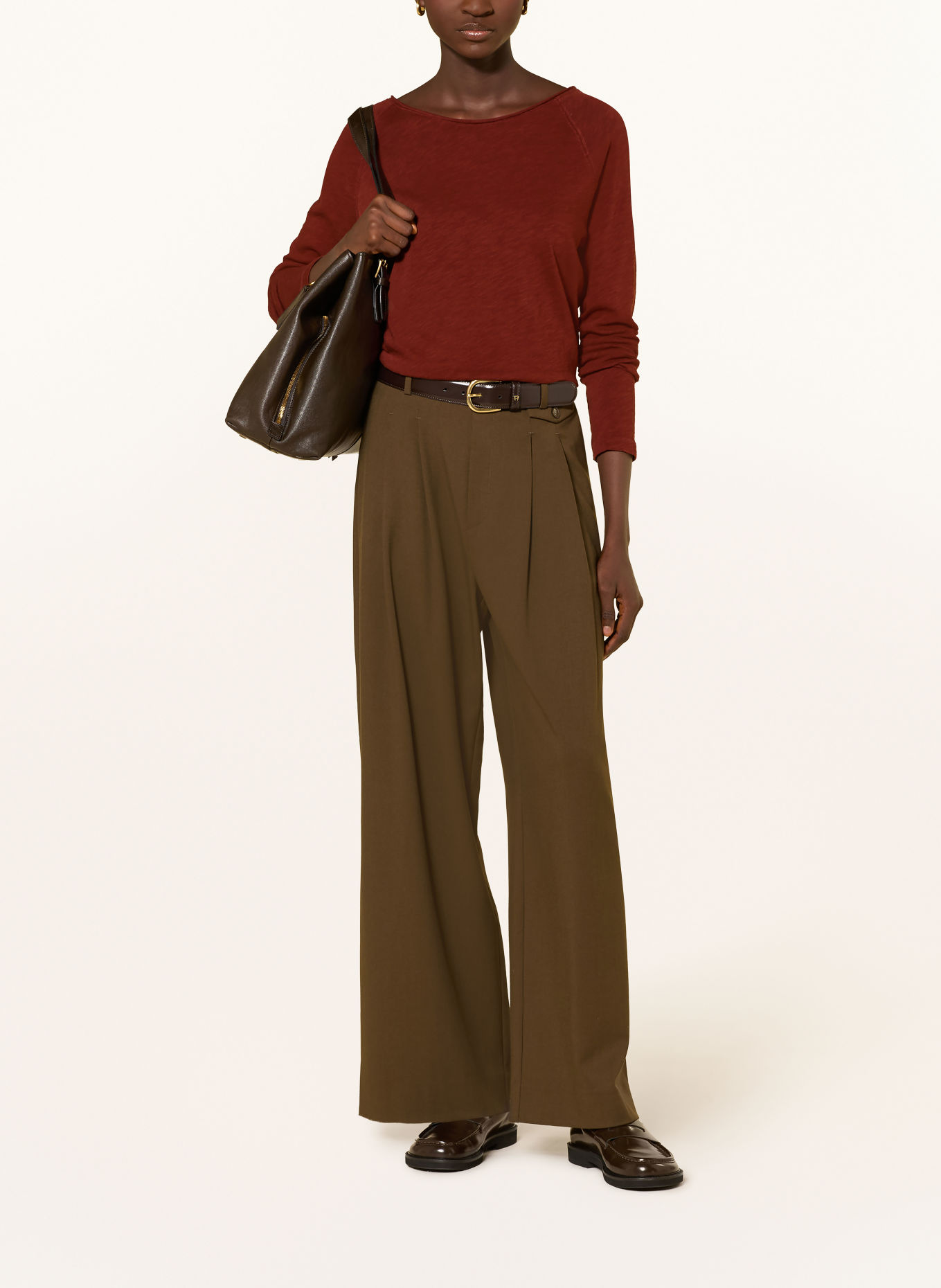 darling harbour Long-sleeve shirt: CINNAMON
