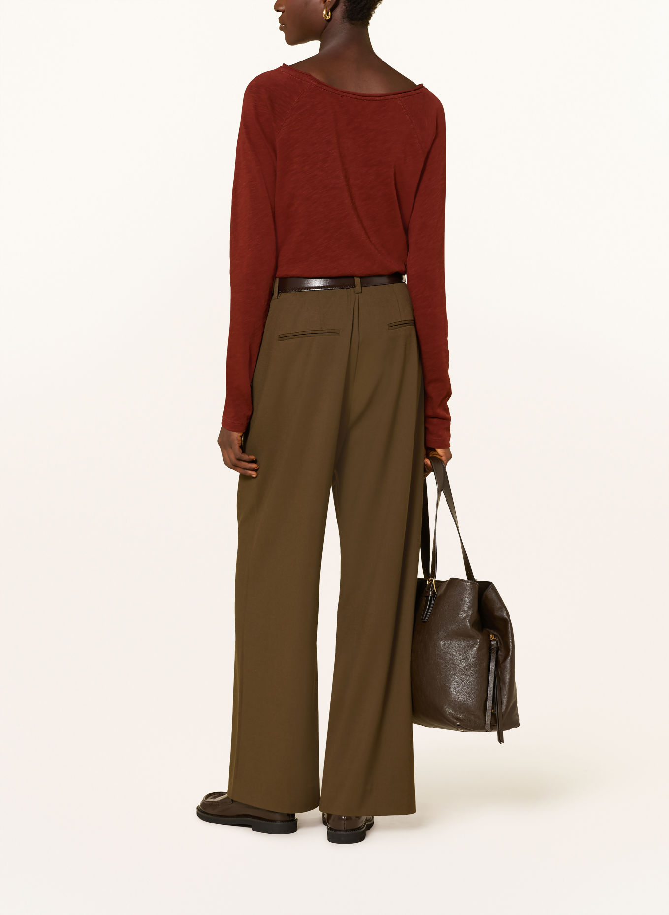 darling harbour Long-sleeve shirt: CINNAMON