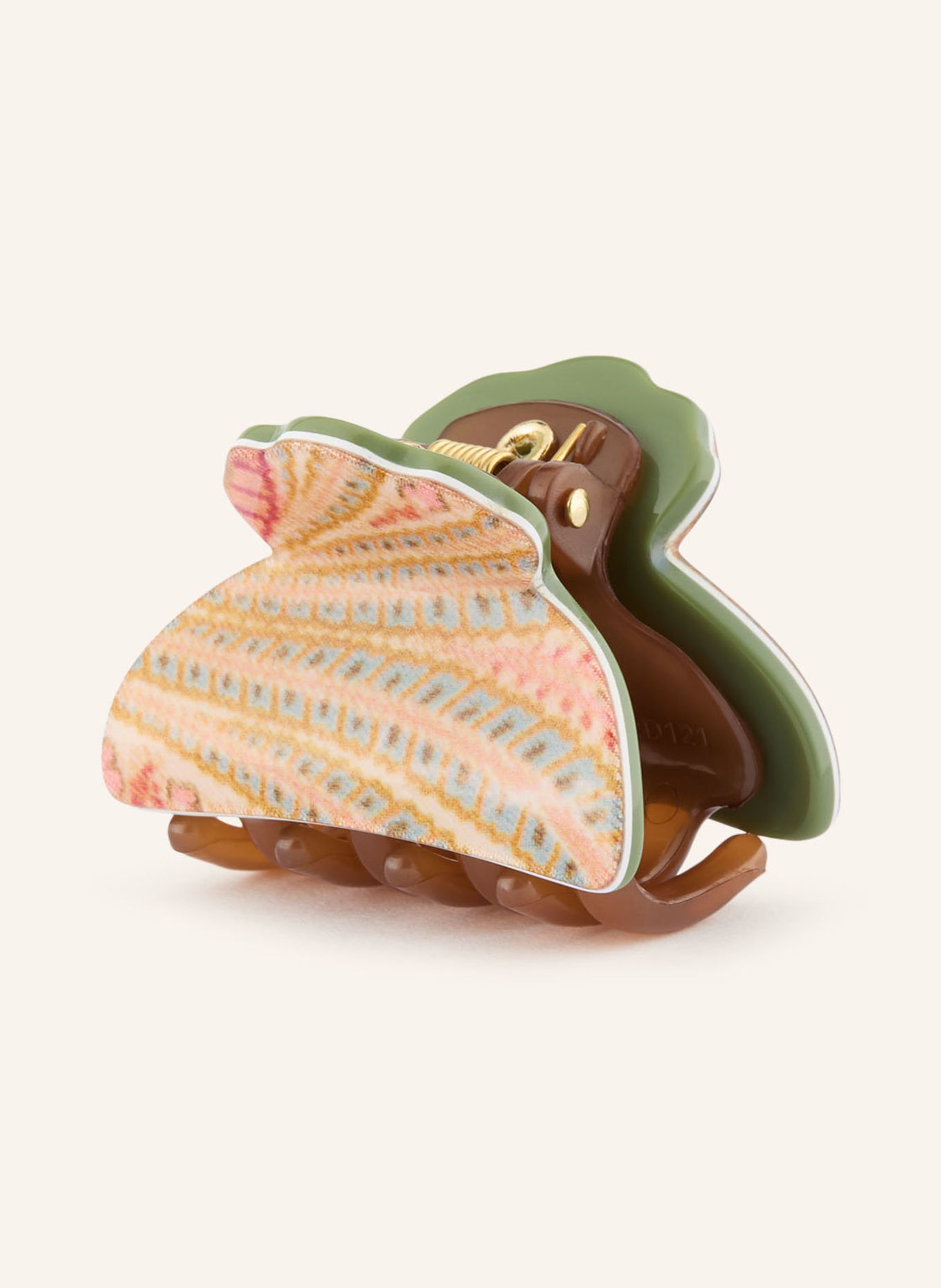 ETRO Hair clip with gemstones: OLIVE / BROWN / BEIGE