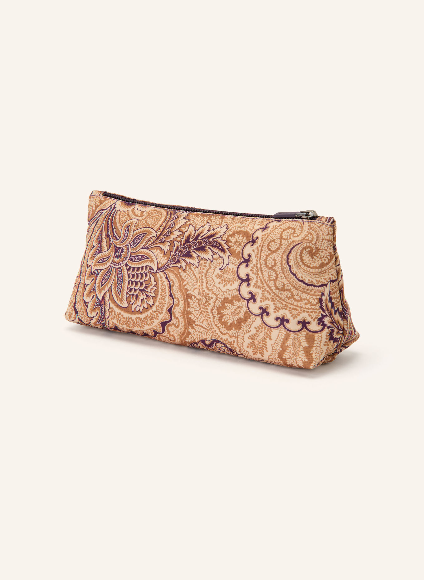 ETRO Kosmetiktasche: BRAUN / BEIGE / DUNKELLILA