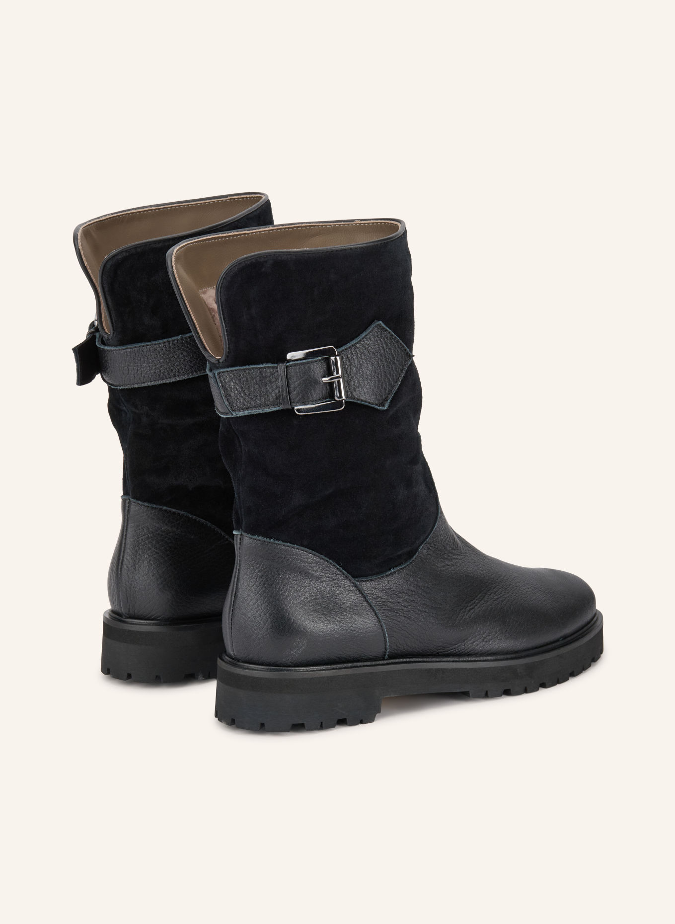 VIAMERCANTI Boots DIANA: SCHWARZ