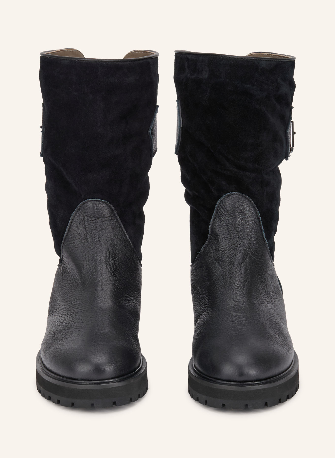 VIAMERCANTI Boots DIANA: SCHWARZ