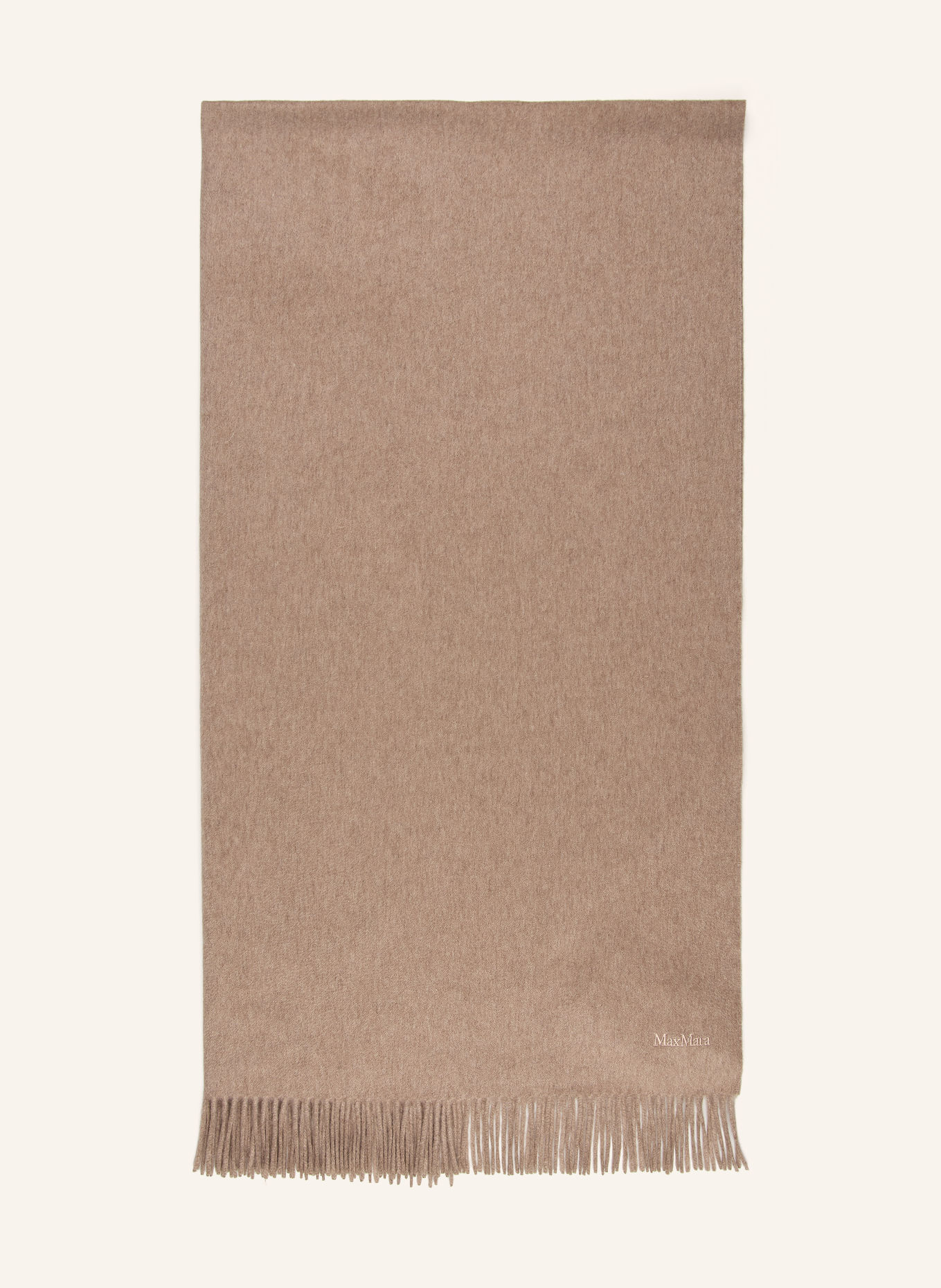 Max Mara BACI Cashmere Scarf: BEIGE