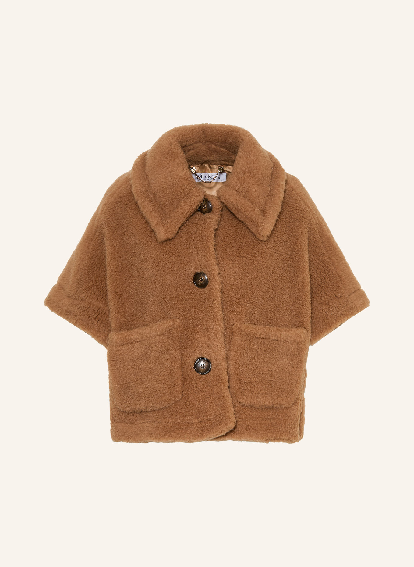 Max Mara Kunstfell-Weste NEW TERZO: CAMEL
