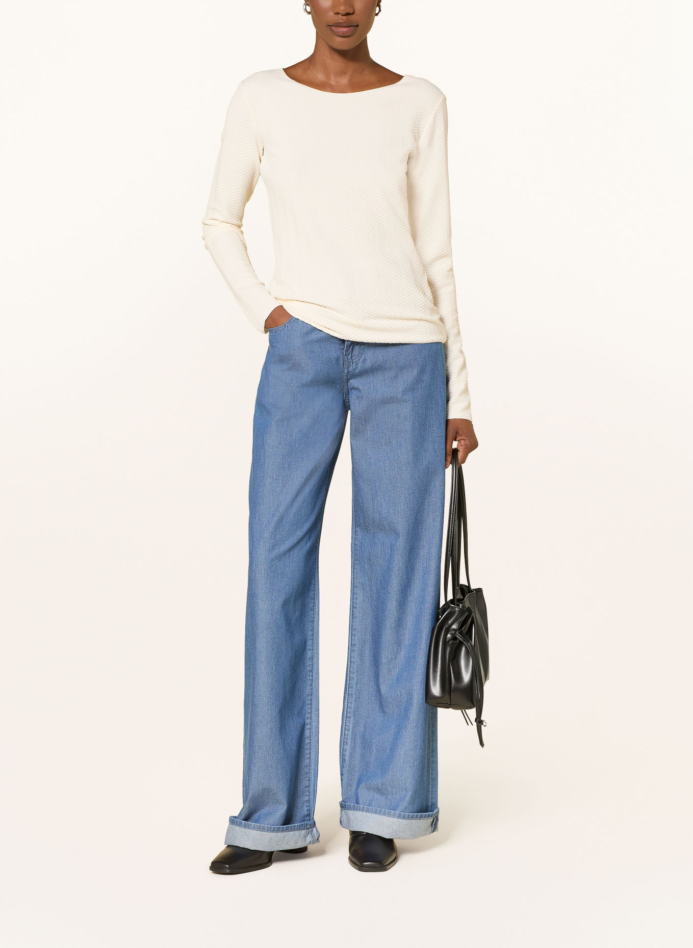 EMPORIO ARMANI Longsleeve: ECRU
