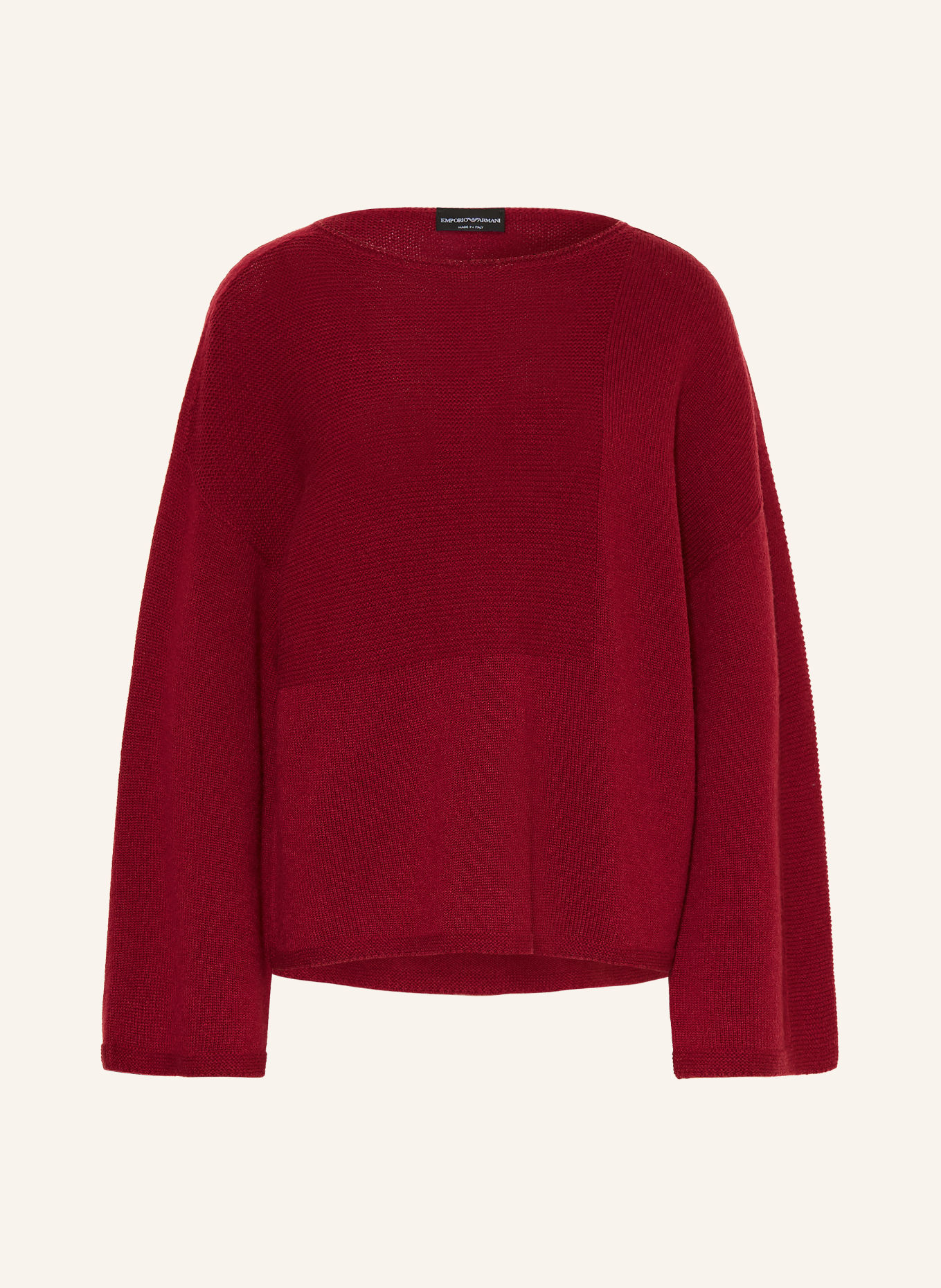 EMPORIO ARMANI Trui: DONKERROOD