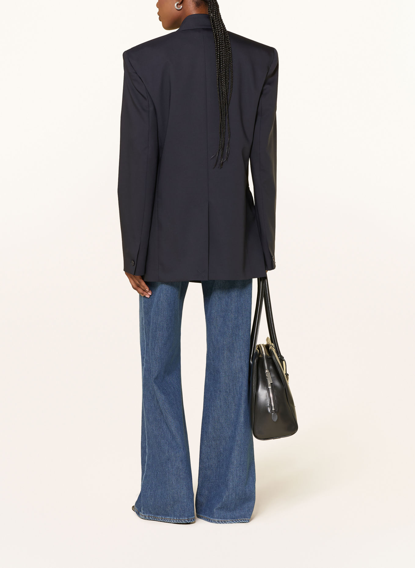 EMPORIO ARMANI Wide-Leg jeans: MB002 Medium Blue Denim