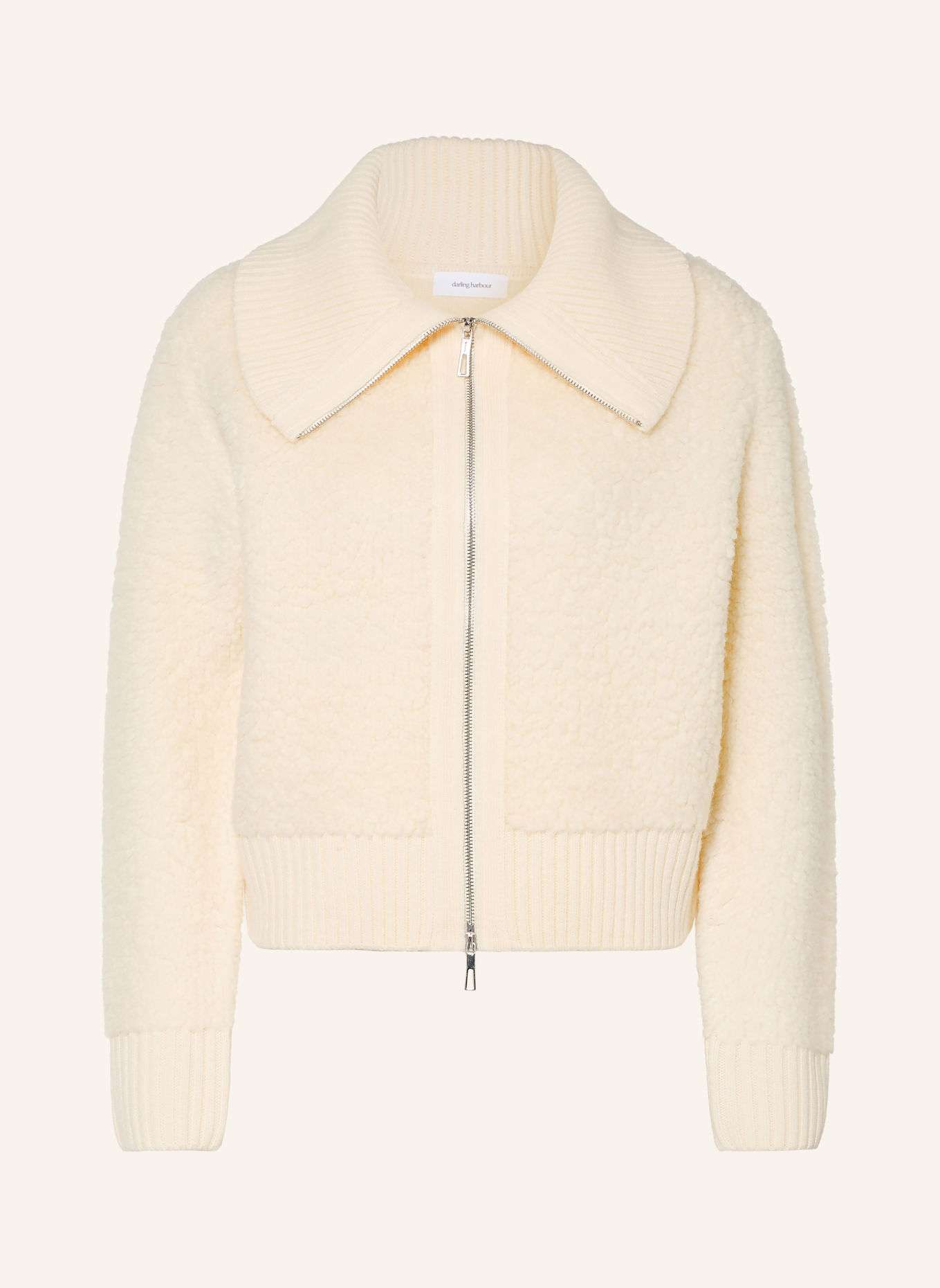 darling harbour Gilet en mélange de matières: OFFWHITE