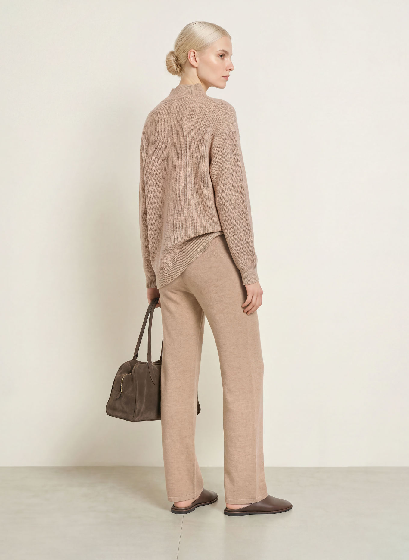 darling harbour Sweater: TAUPE MELANGE