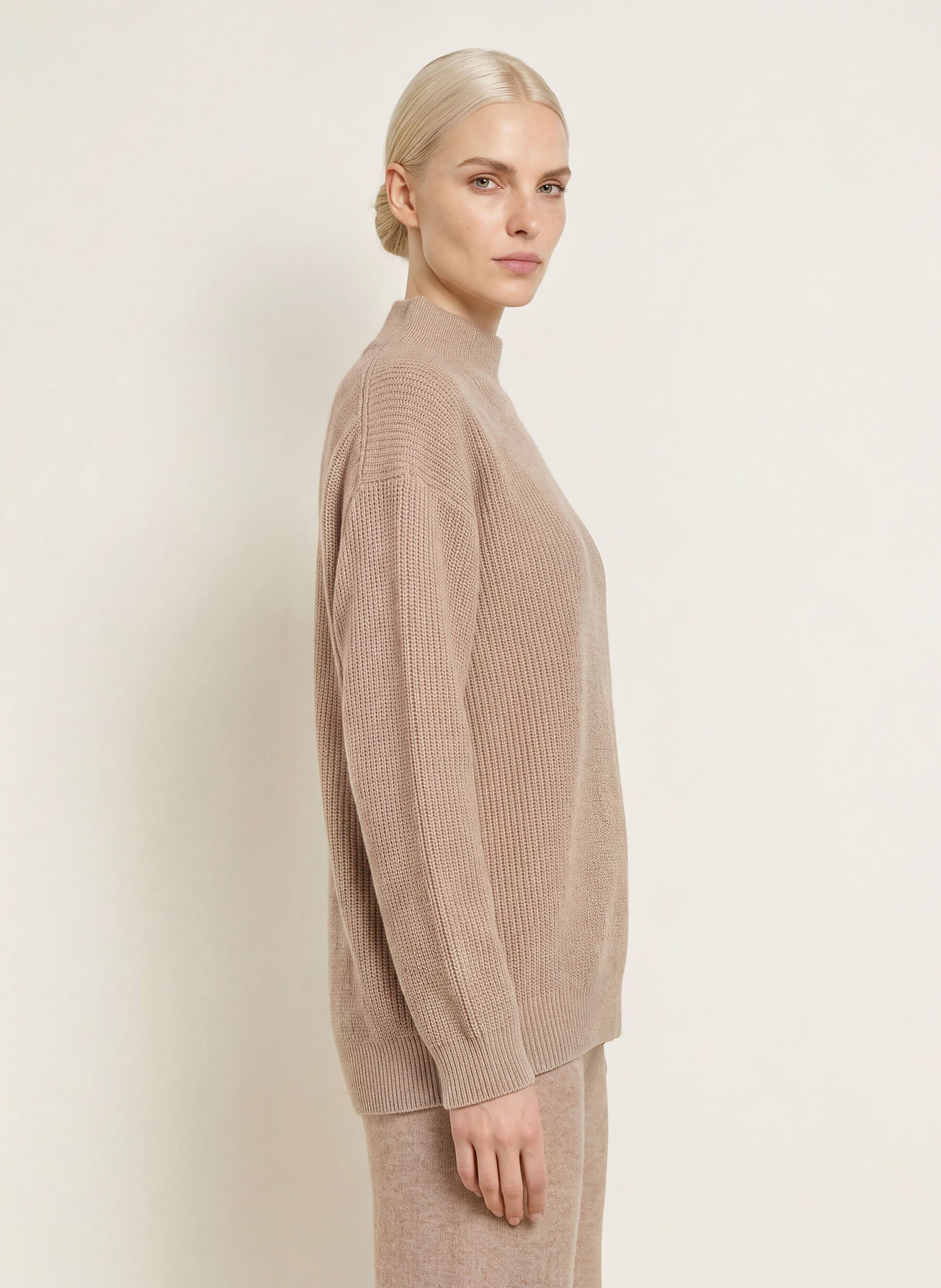 darling harbour Sweater: TAUPE MELANGE