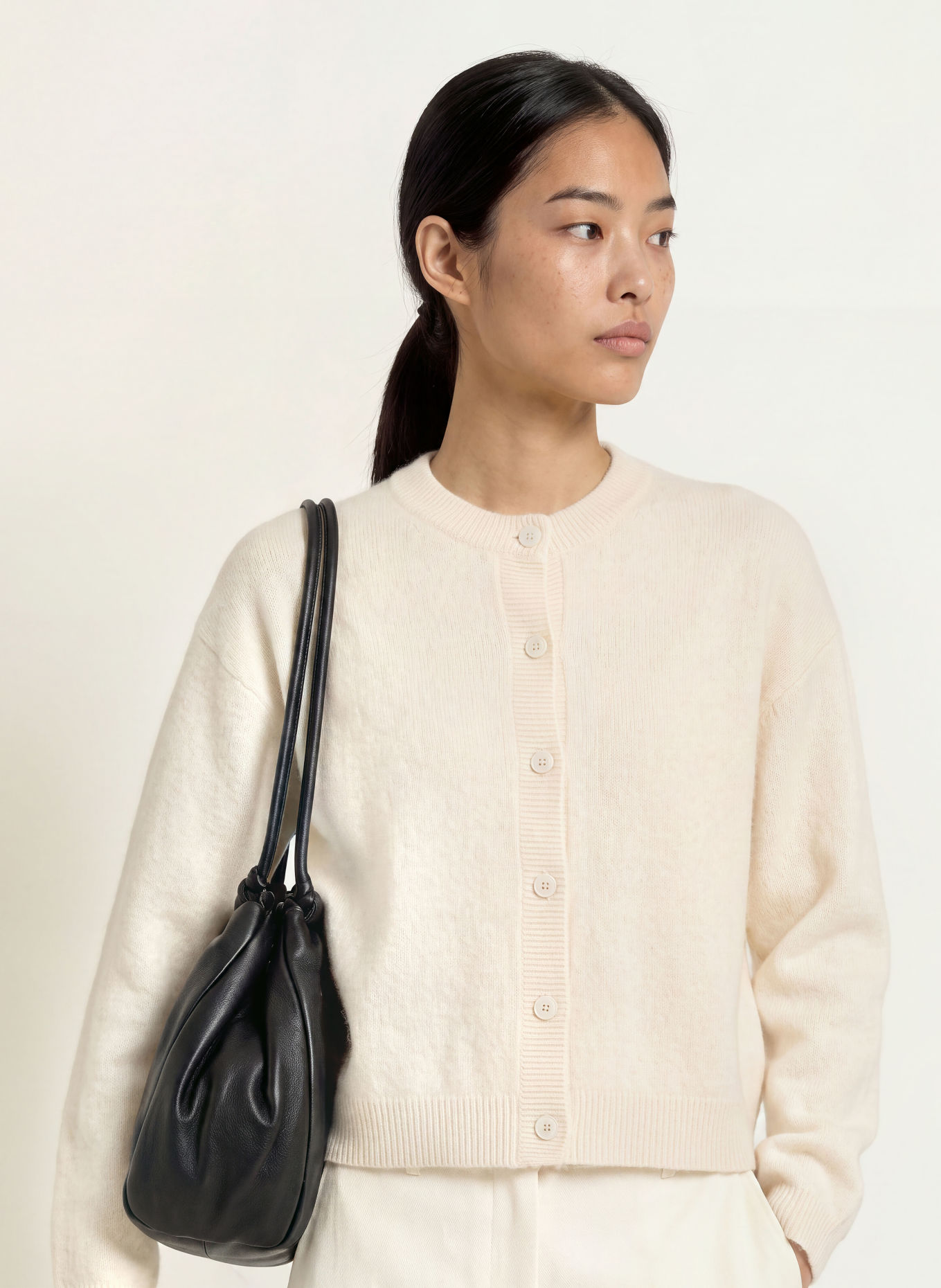 darling harbour Cardigan: OFFWHITE