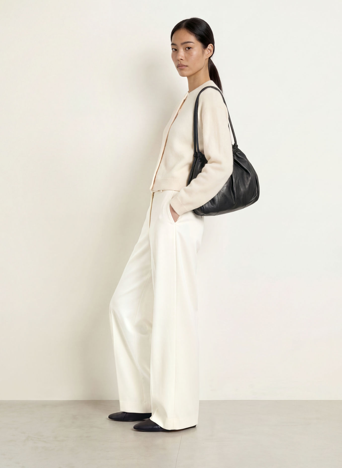 darling harbour Cardigan: OFFWHITE