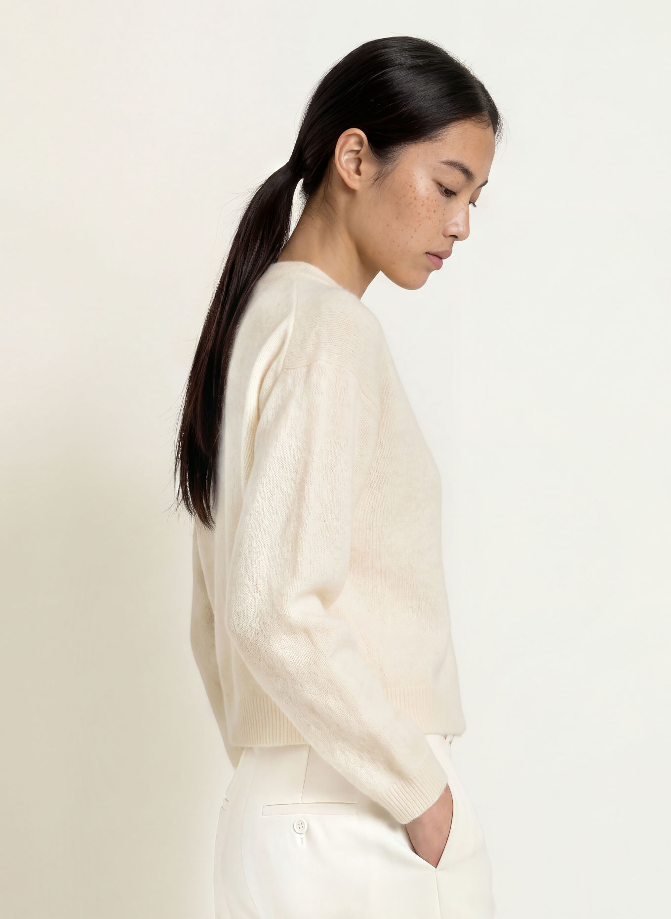 darling harbour Cardigan: OFFWHITE