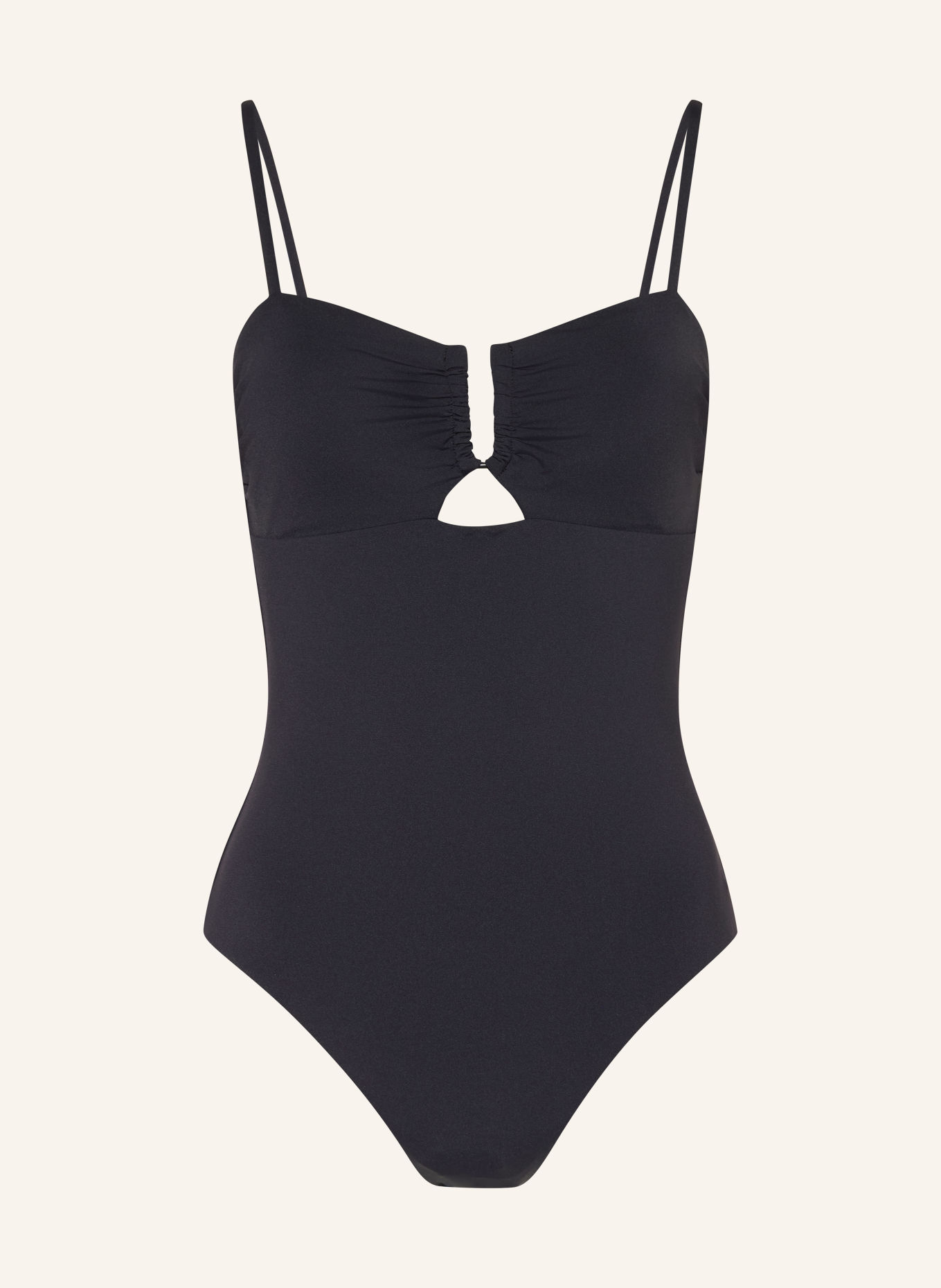 JETS Australia Badeanzug SMOOTH: SCHWARZ
