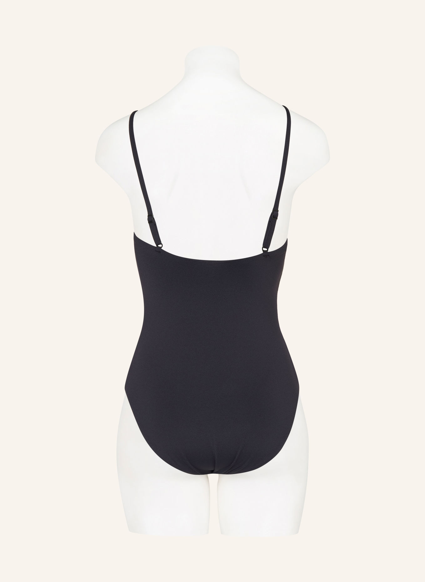 JETS Australia Badeanzug SMOOTH: SCHWARZ