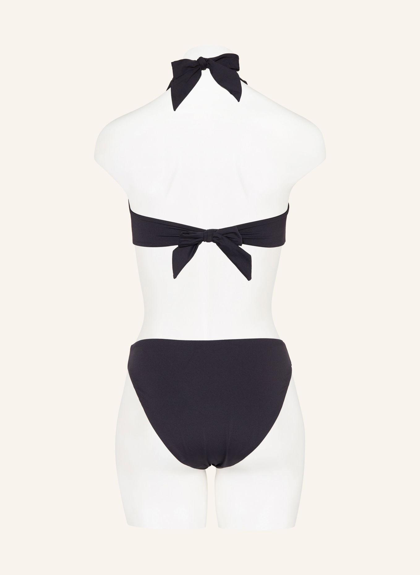 JETS Australia Halter-bikinitop SMOOTH: ZWART