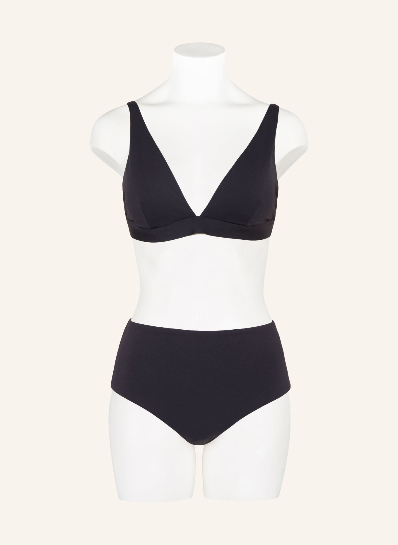 JETS Australia High-Waist-Bikini-Hose SMOOTH: SCHWARZ