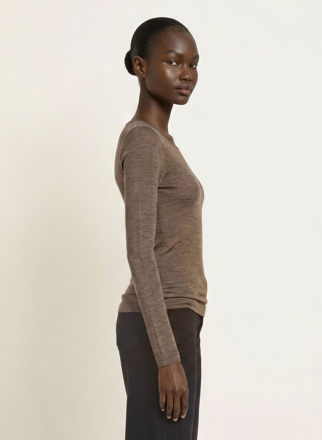 InWear FANGIW Long-sleeve shirt: BROWN