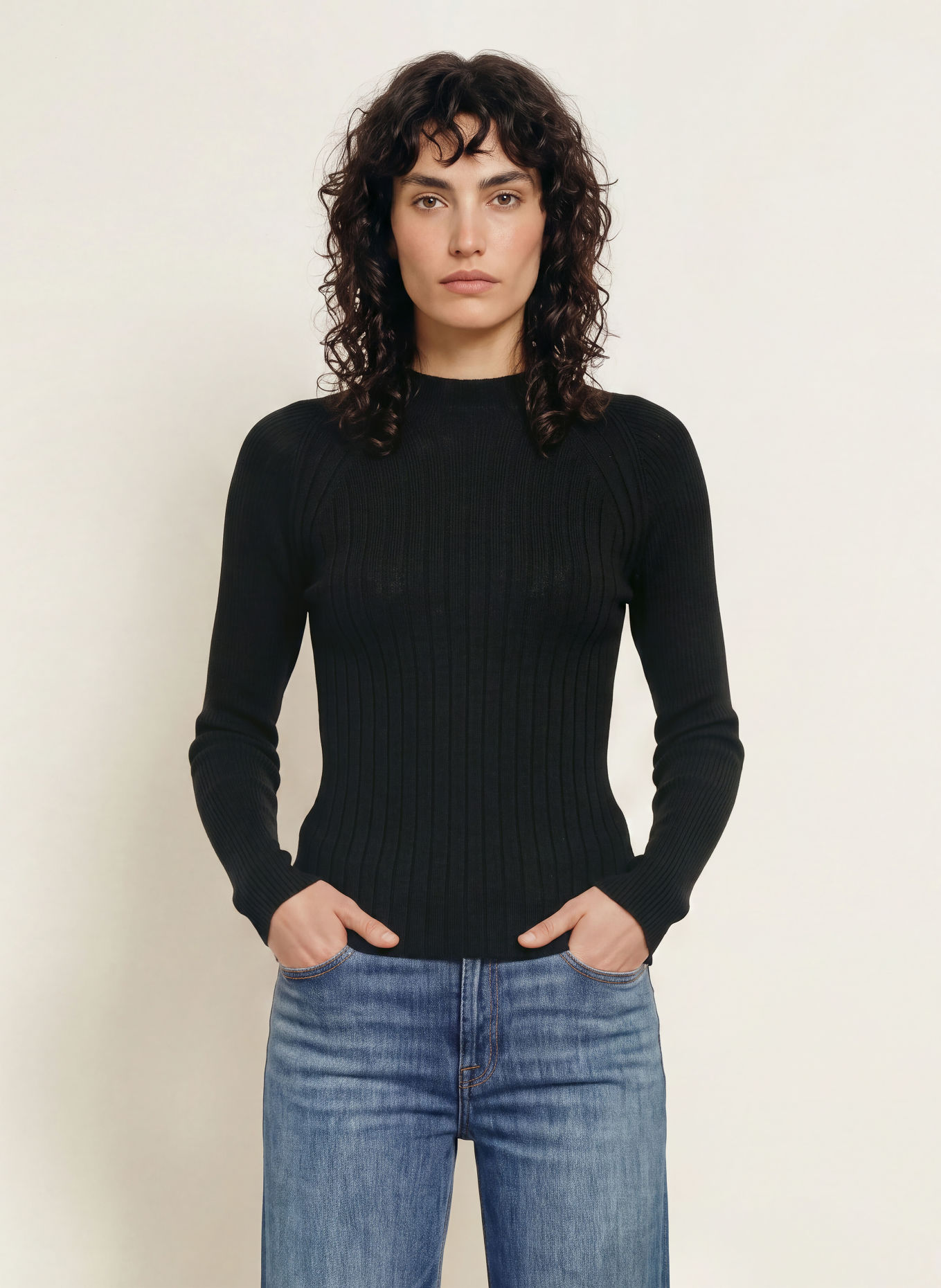 InWear Trui TRISHEIW: ZWART