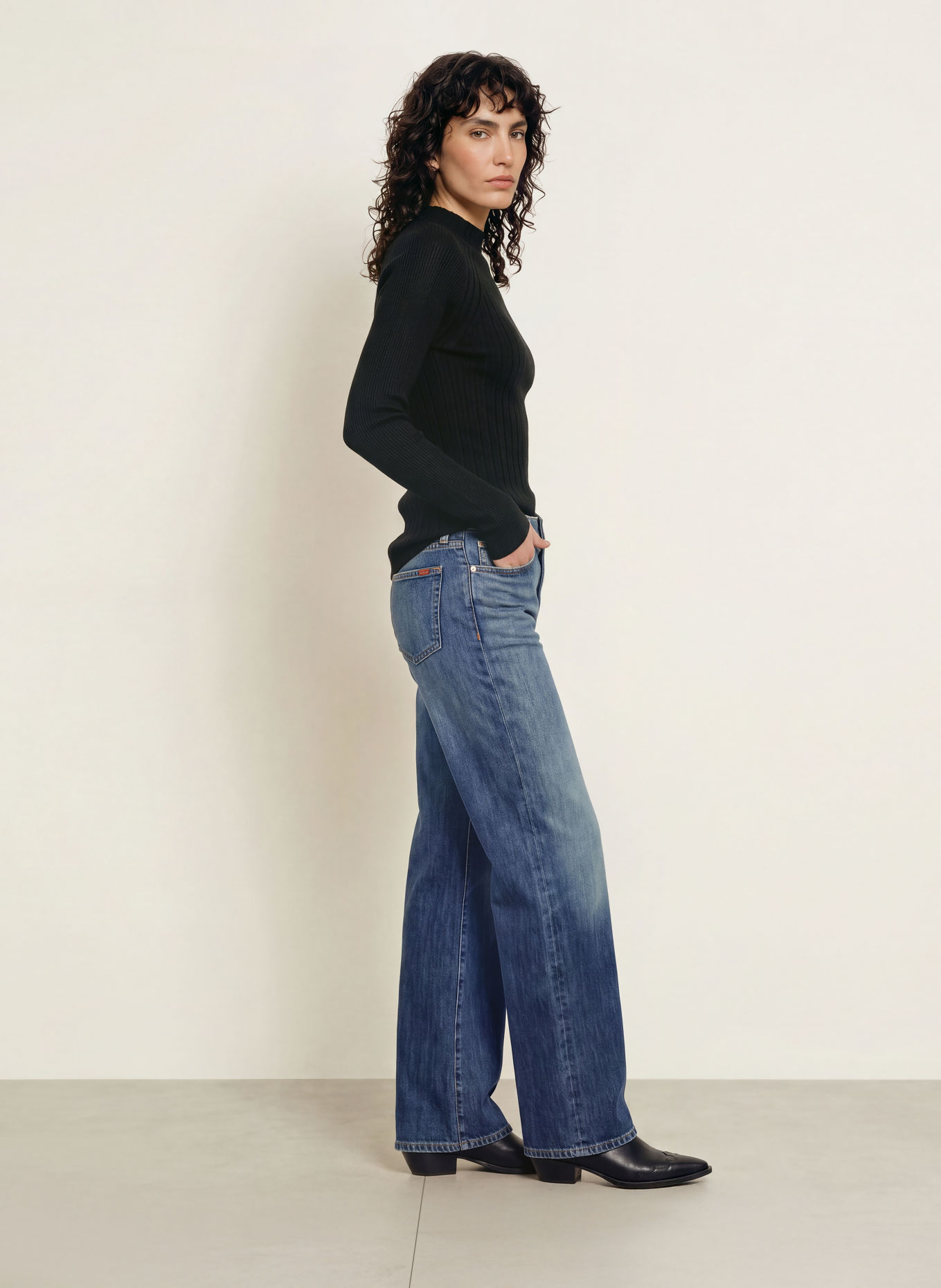 InWear Trui TRISHEIW: ZWART