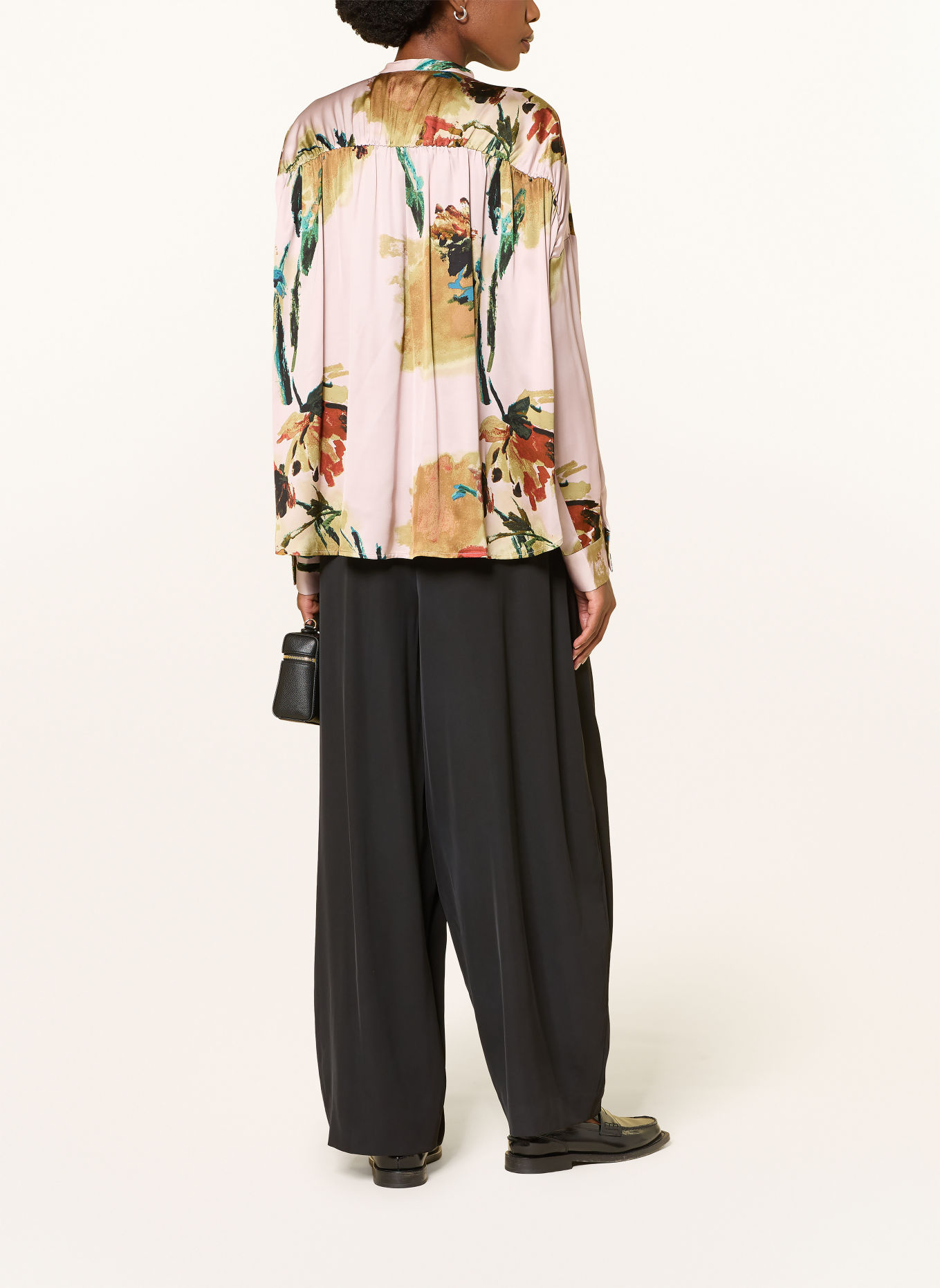 InWear Blouseshirt MEADOWIW: ROSÉ / LICHTGROEN / ZWART