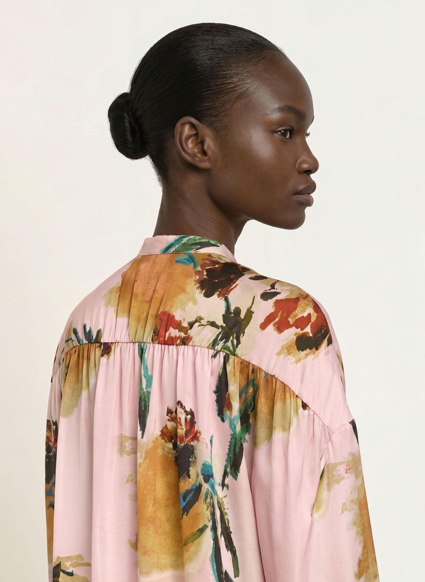 InWear Blouseshirt MEADOWIW: ROSÉ / LICHTGROEN / ZWART