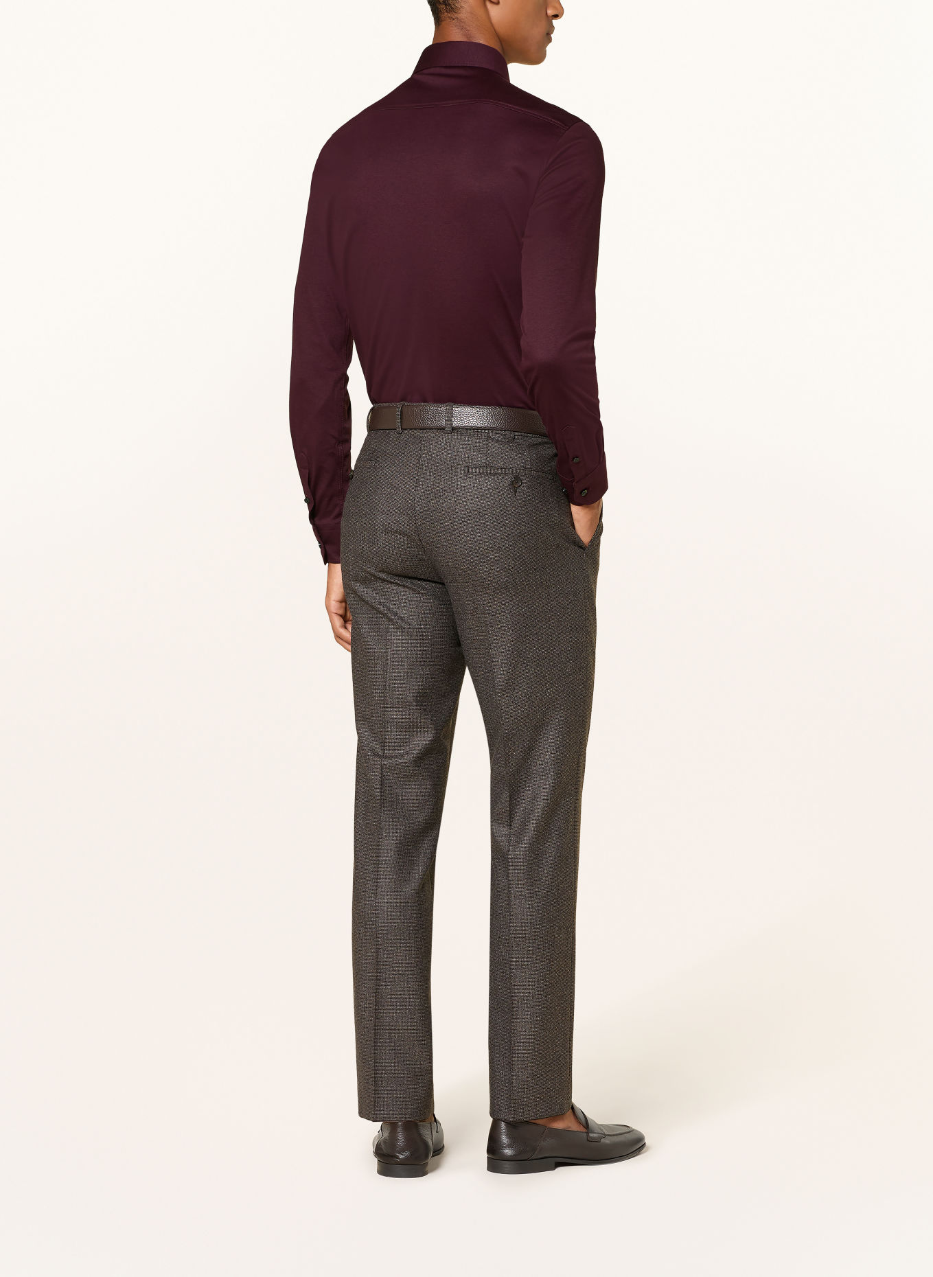 DESOTO Hemd Slim Fit: DUNKELROT