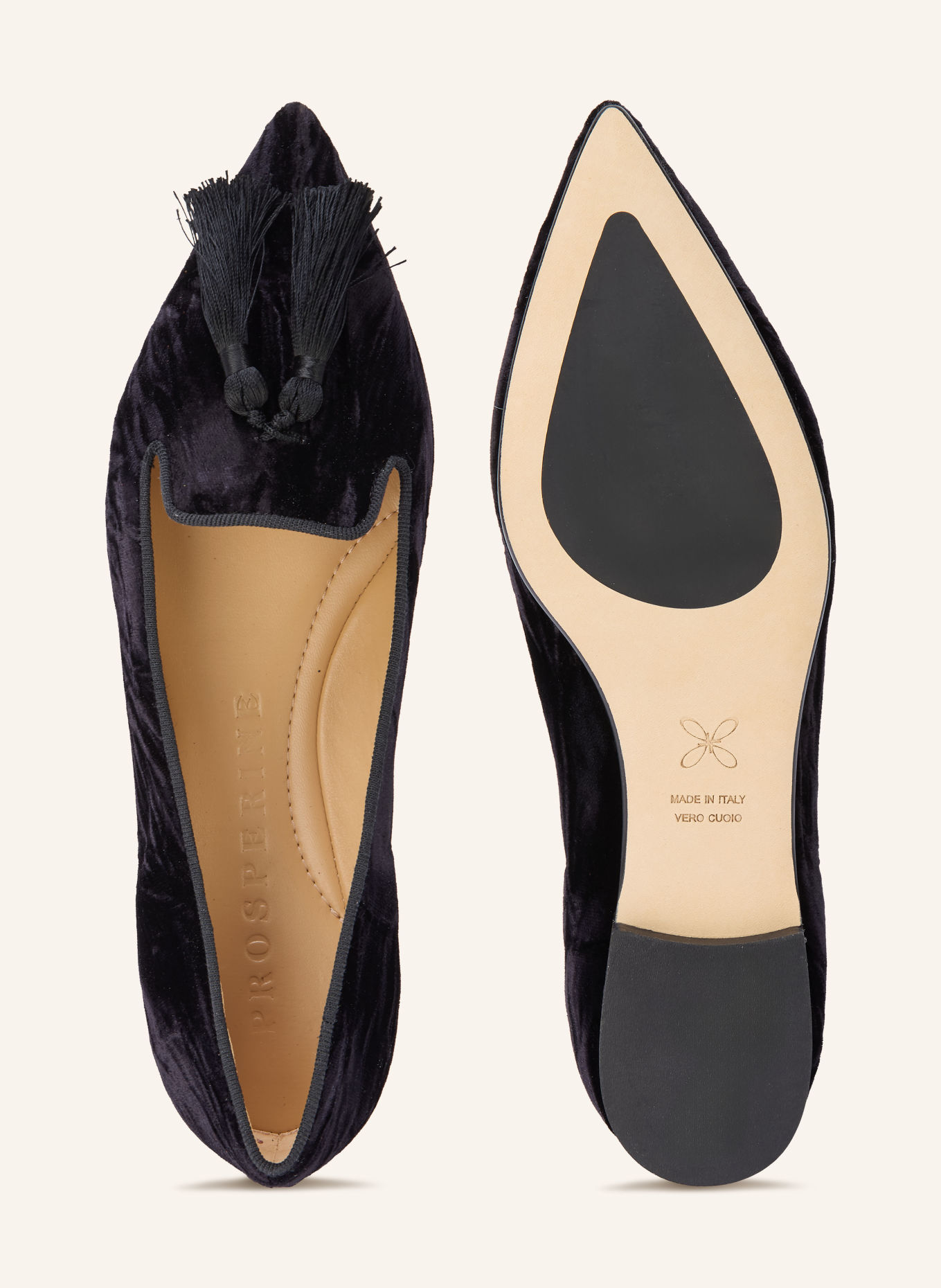 PROSPERINE Loafers: ZWART