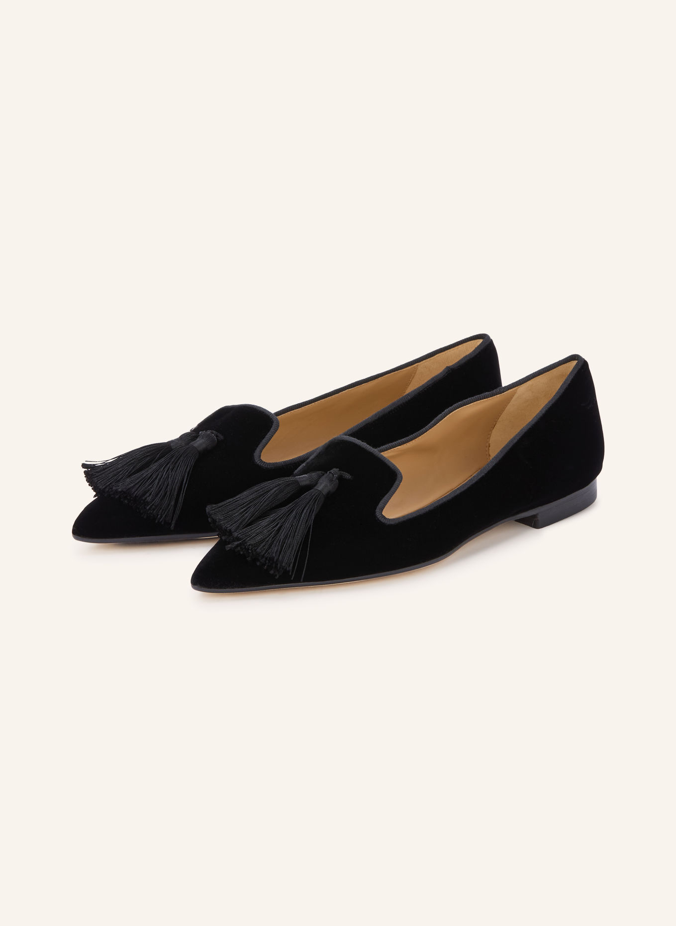 PROSPERINE Ballerina's: ZWART