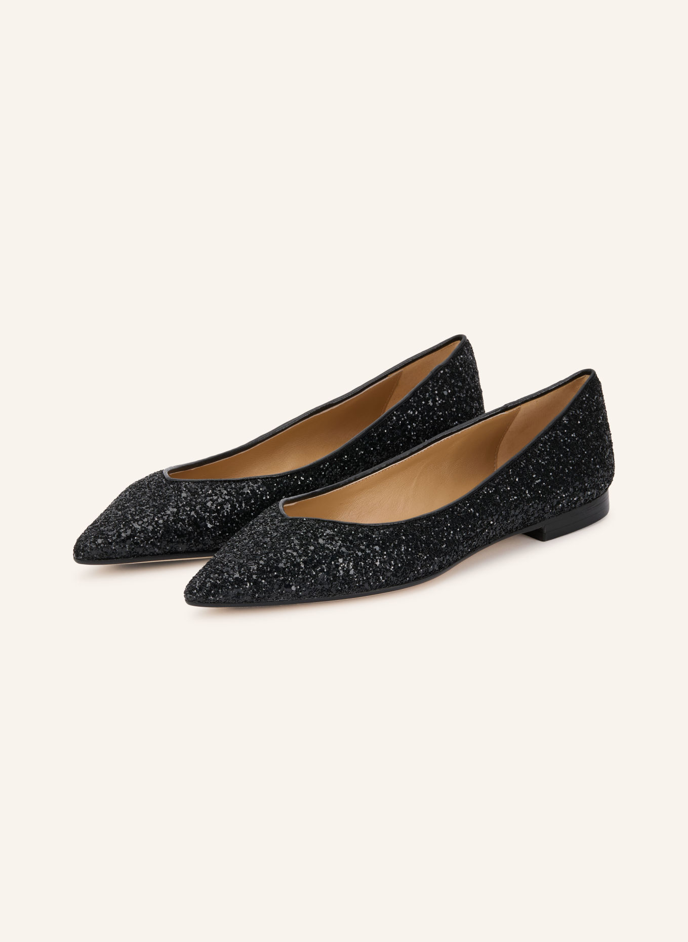 PROSPERINE Ballerina's: ZWART