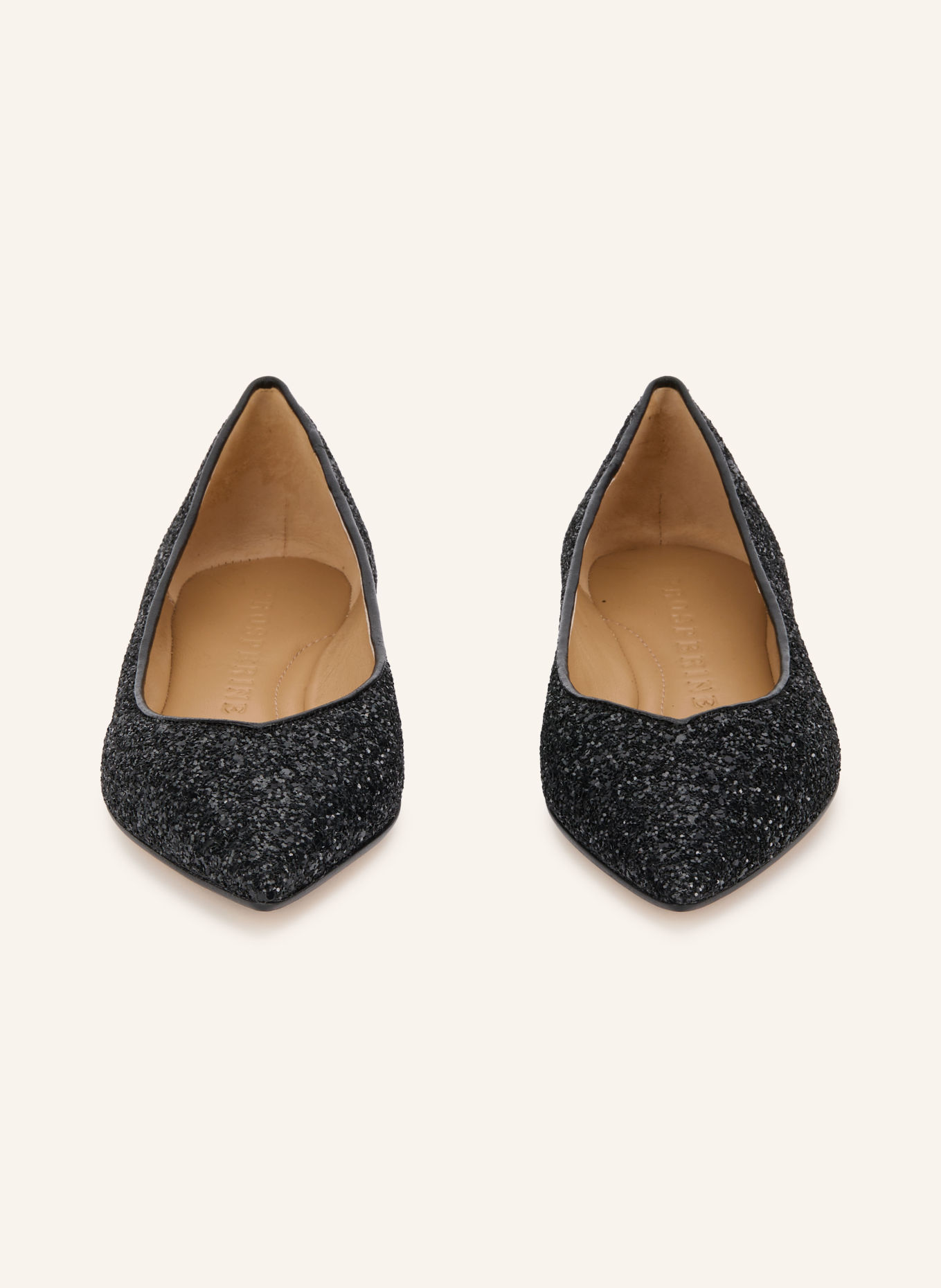 PROSPERINE Ballerina's: ZWART