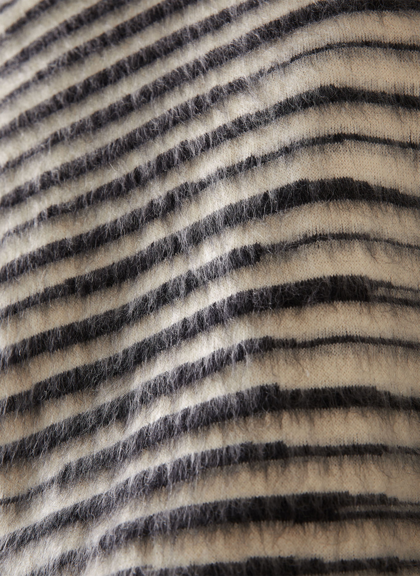 TOM FORD Trui met mohair: WIT / ZWART