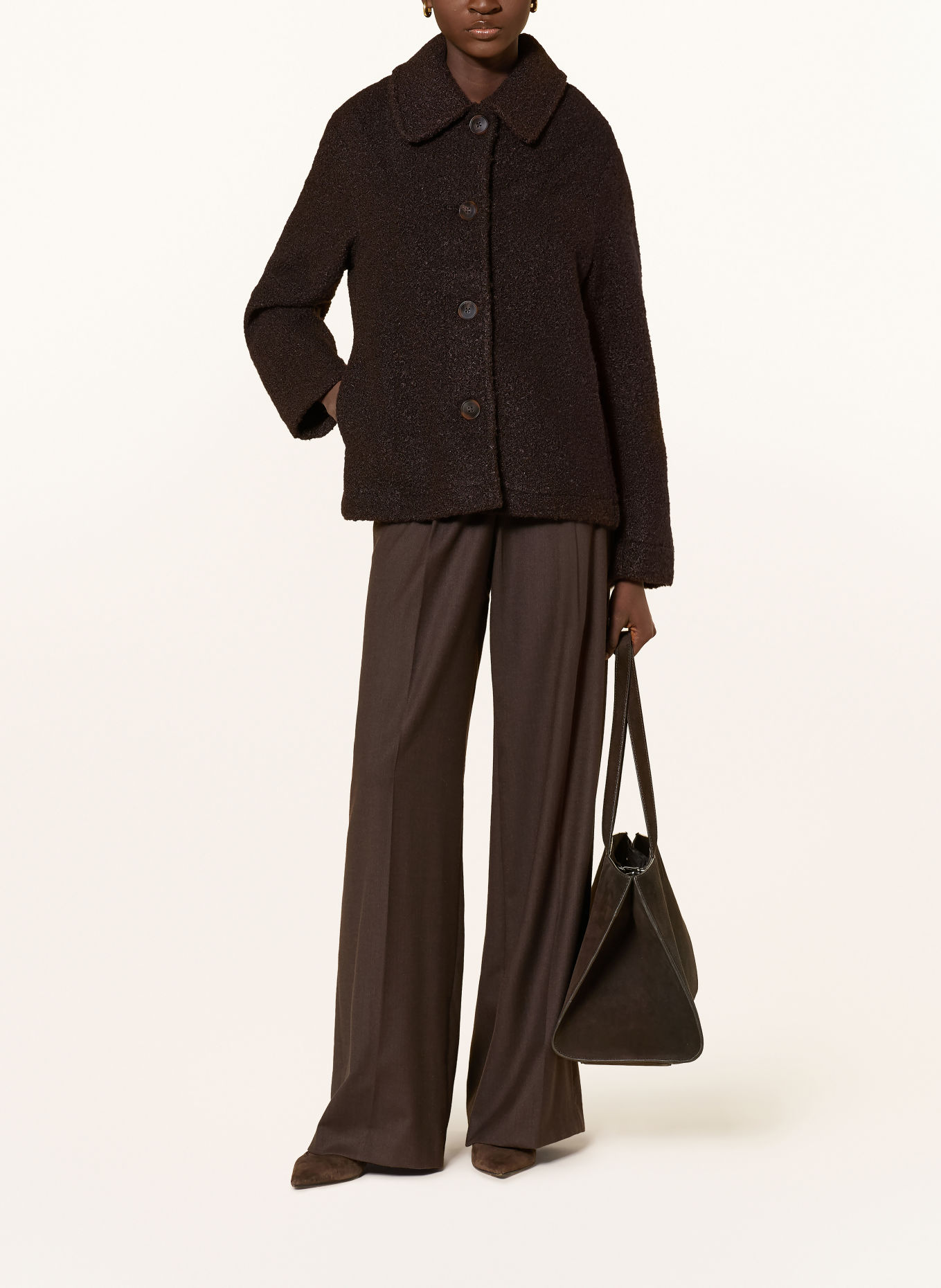 Rich & Royal Jas van teddybont: MARRON FONCÉ