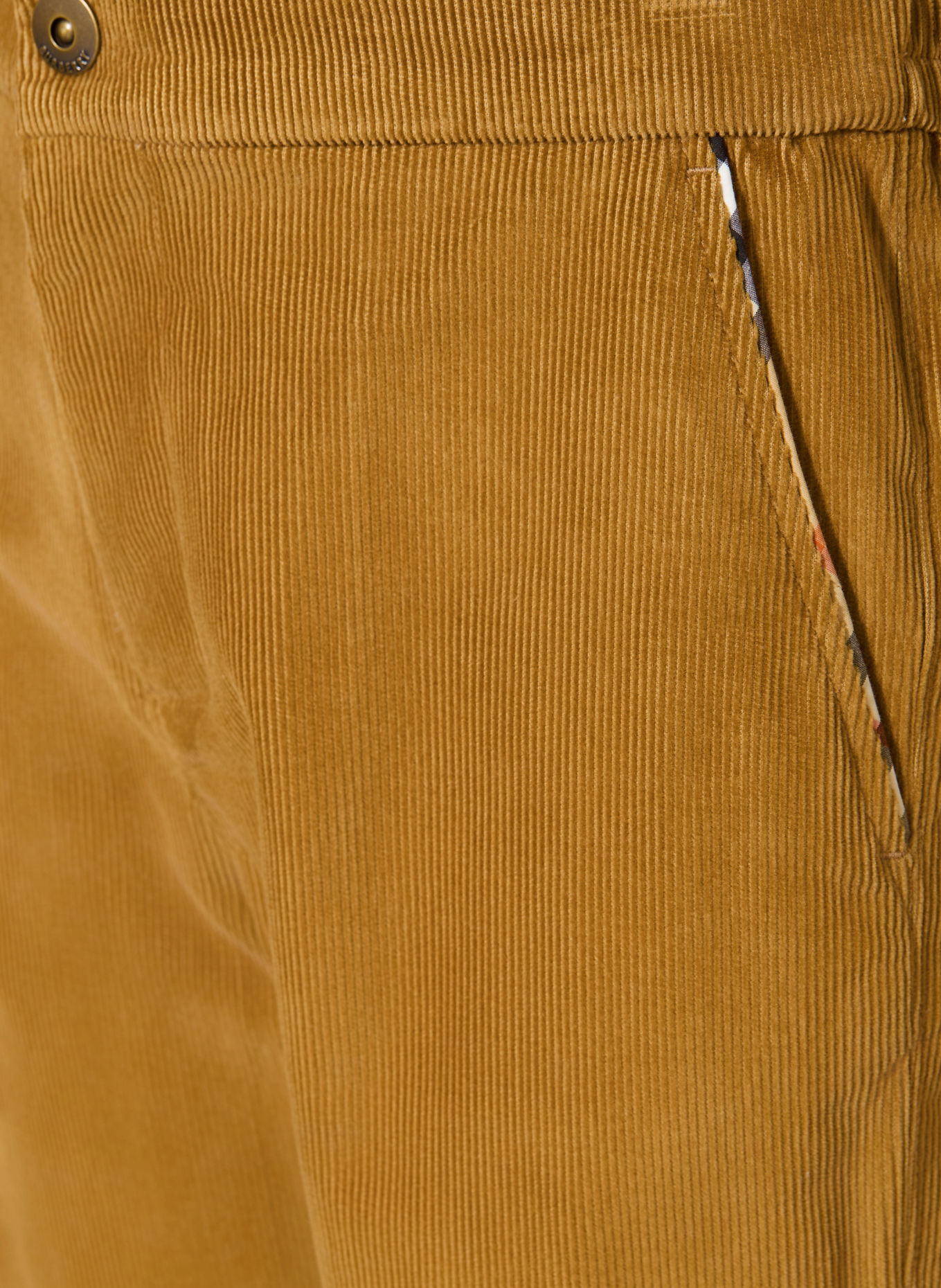 BURBERRY Corduroy pants: DARK YELLOW
