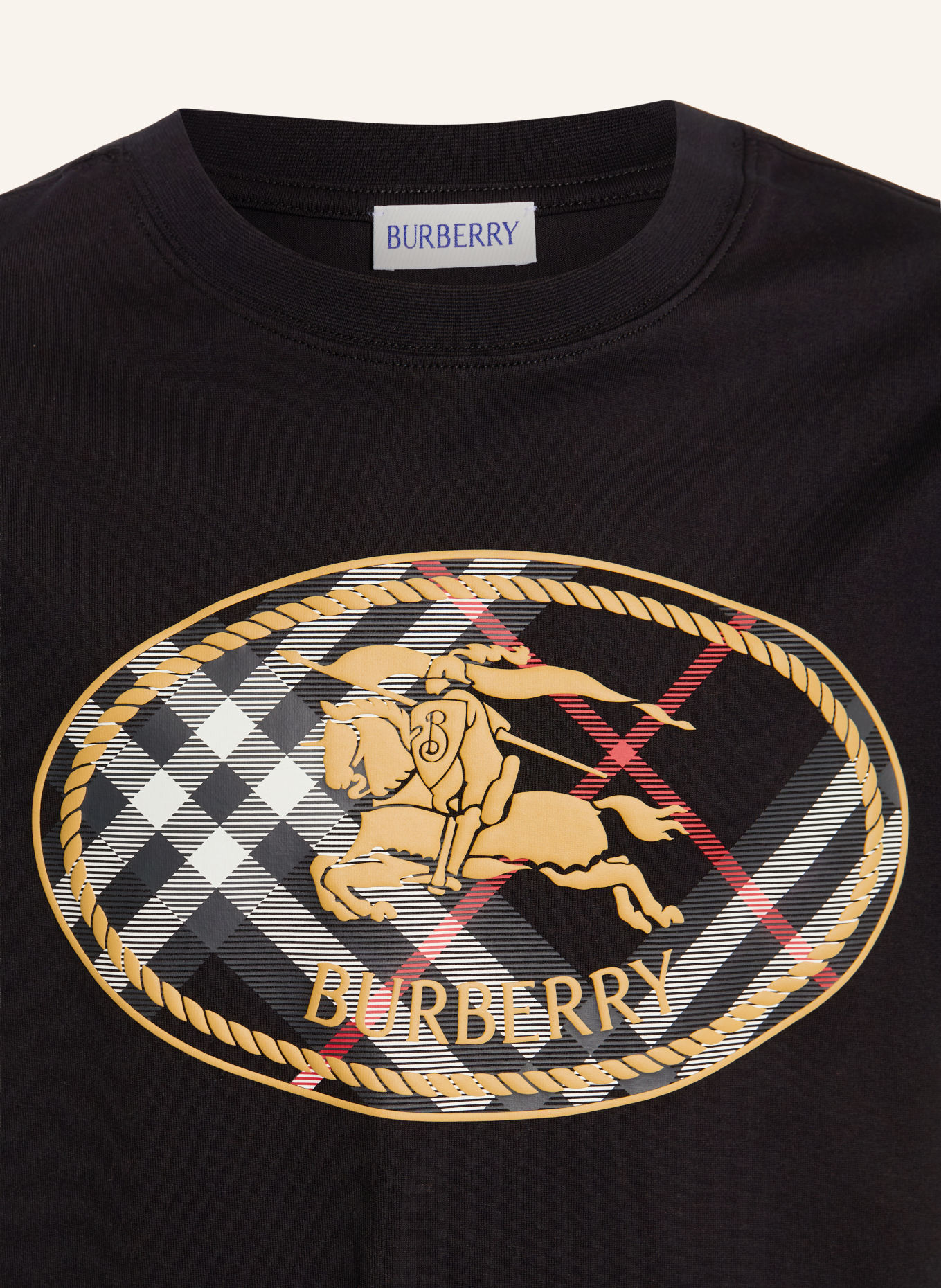 BURBERRY T-shirt: BLACK
