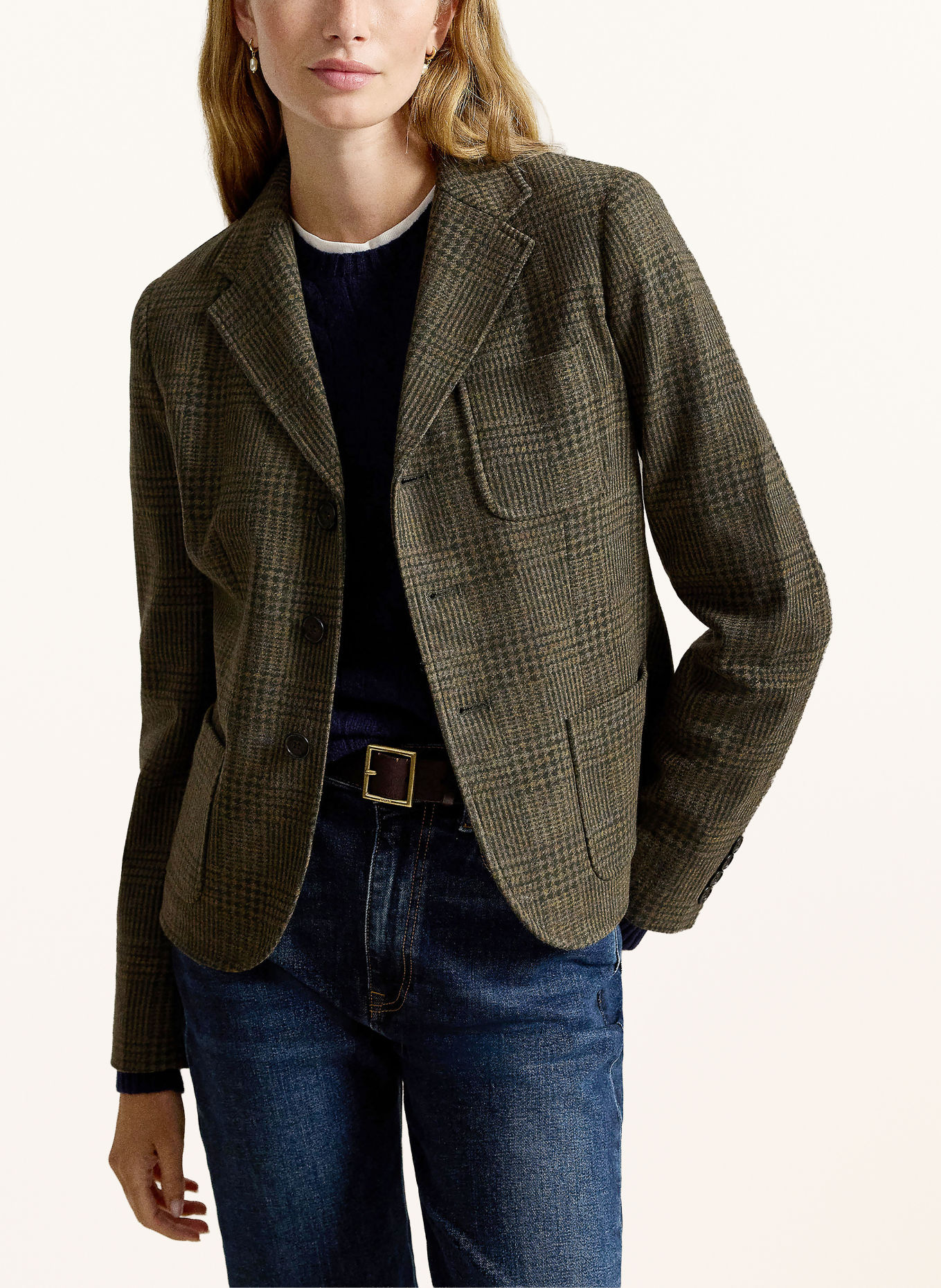 POLO RALPH LAUREN Blazer: OLIV / DUNKELGRÜN