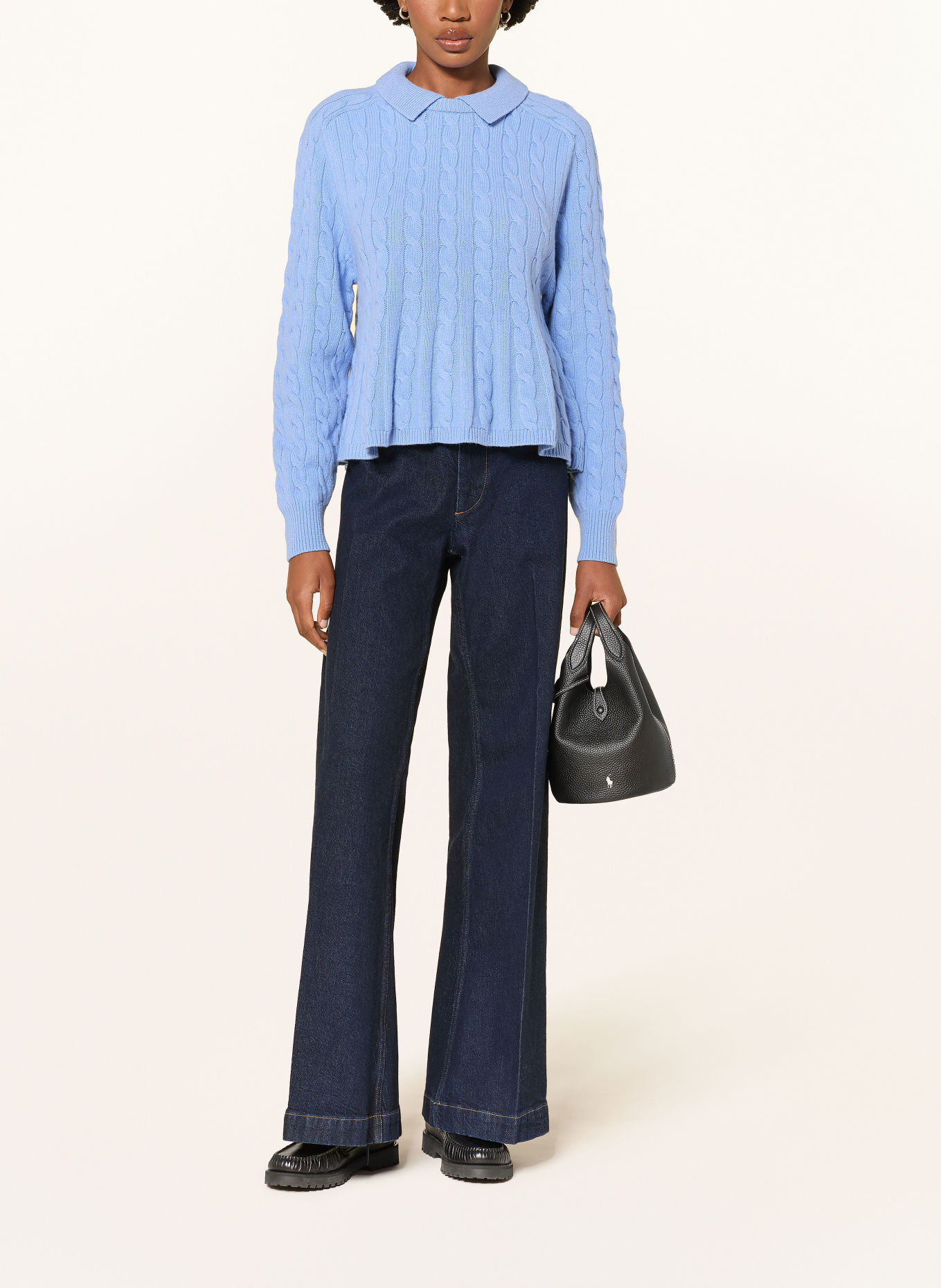 POLO RALPH LAUREN Jeansy wide leg: 001 EVORIA WASH