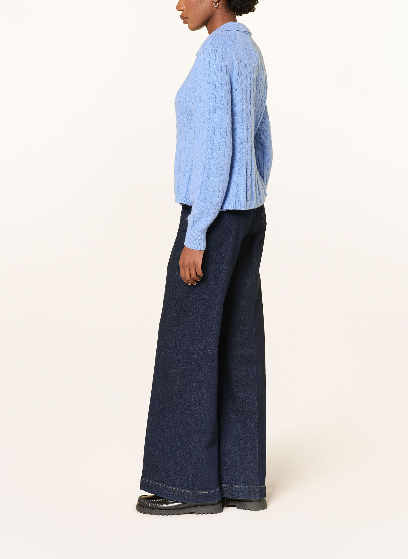 POLO RALPH LAUREN Jeansy wide leg: 001 EVORIA WASH