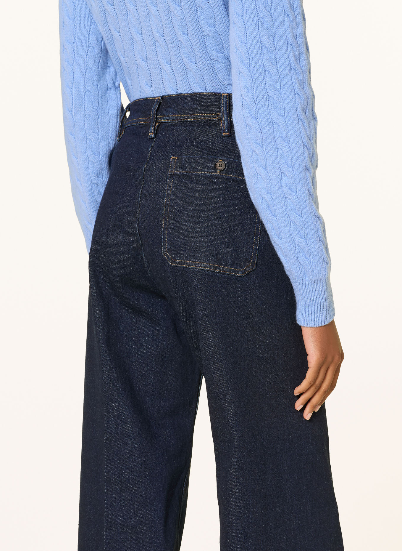 POLO RALPH LAUREN Jeansy wide leg: 001 EVORIA WASH