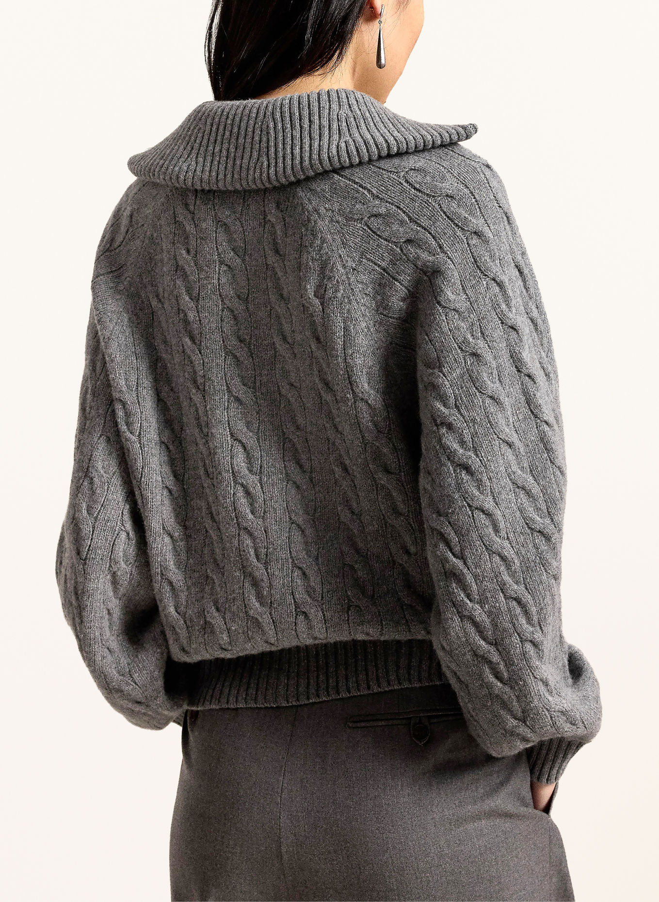 POLO RALPH LAUREN Cardigan: GRAY