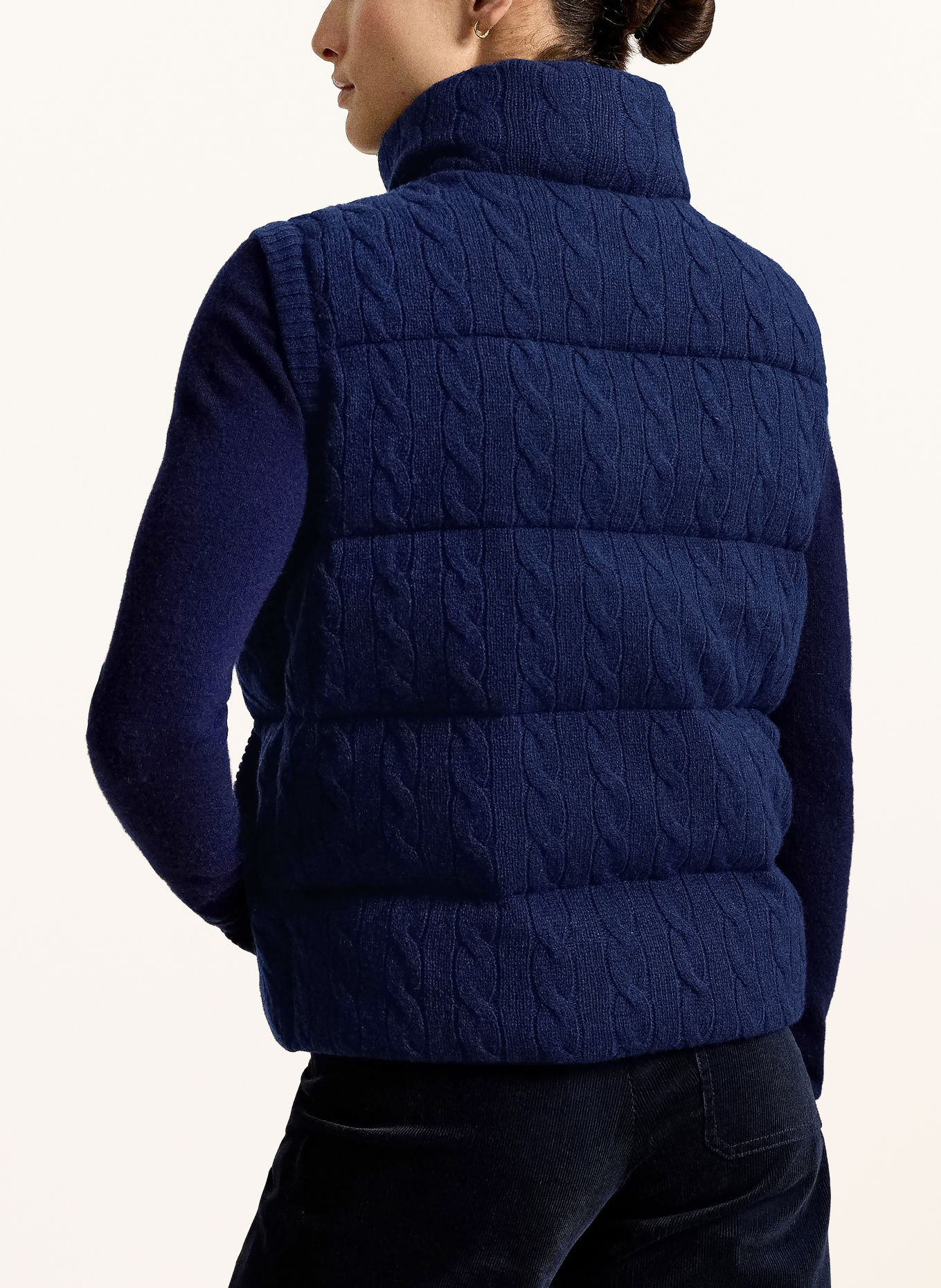 POLO RALPH LAUREN Steppweste: DUNKELBLAU / ROT
