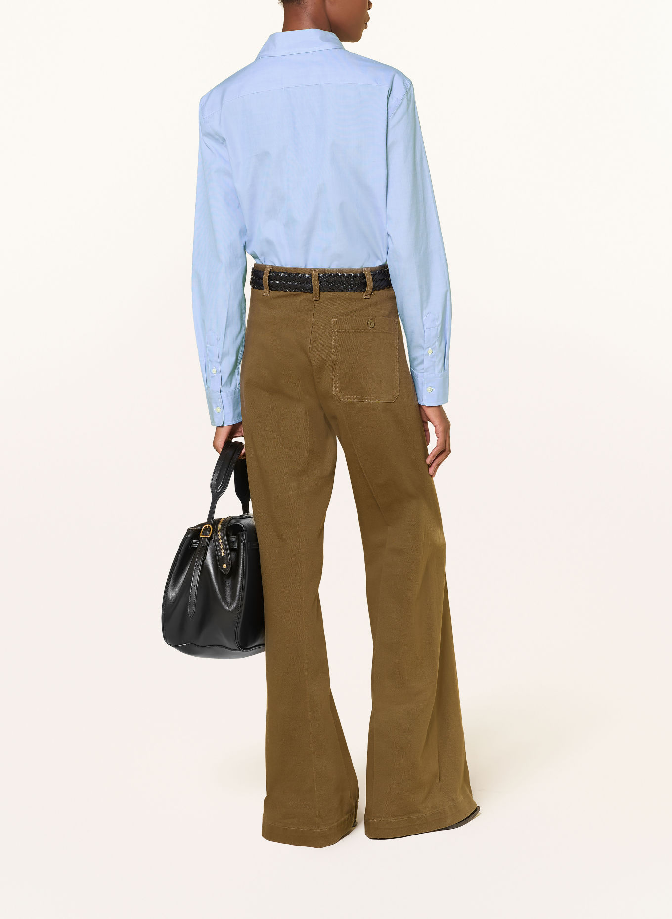 POLO RALPH LAUREN Overhemdblouse: LICHTBLAUW / DONKERBLAUW