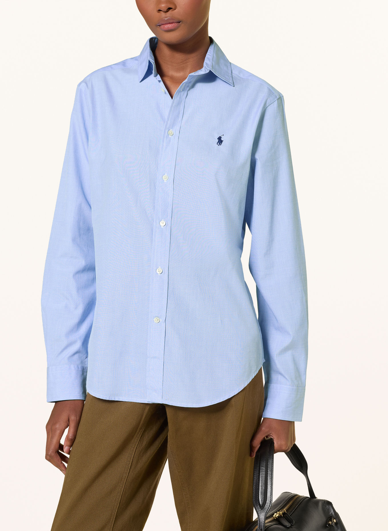POLO RALPH LAUREN Overhemdblouse: LICHTBLAUW / DONKERBLAUW