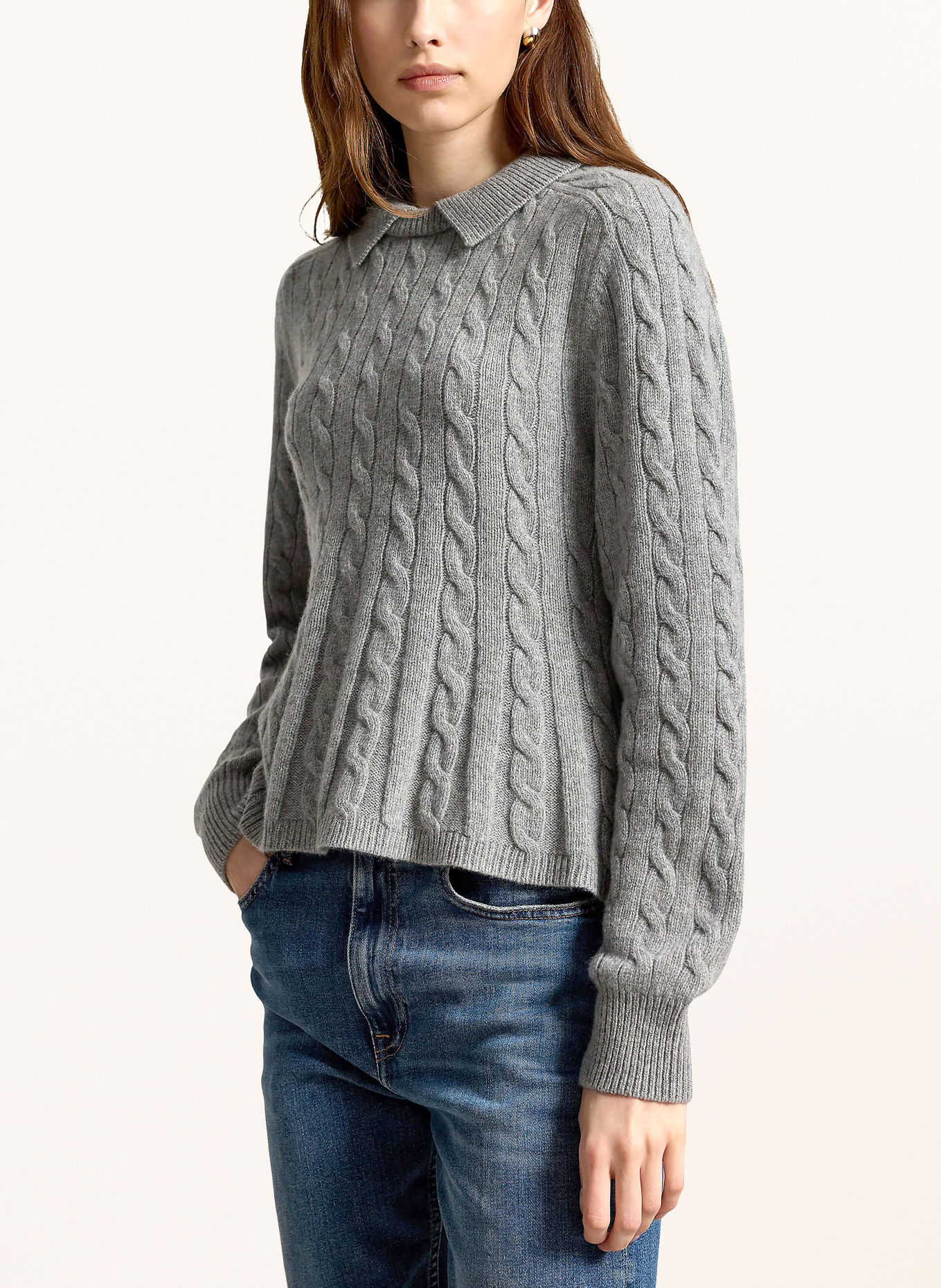 POLO RALPH LAUREN Pullover: GRAU