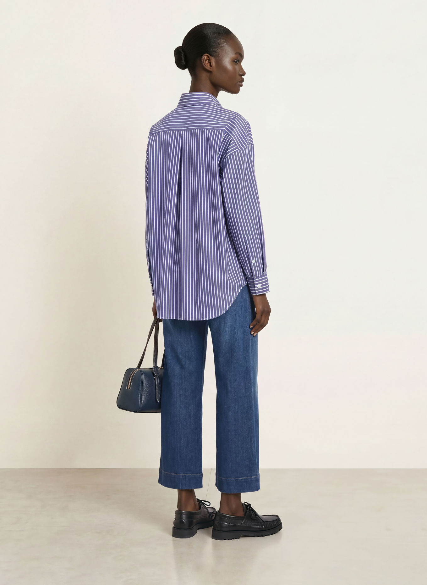 lilienfels Chemisier: BLEU FONCÉ / BLANC