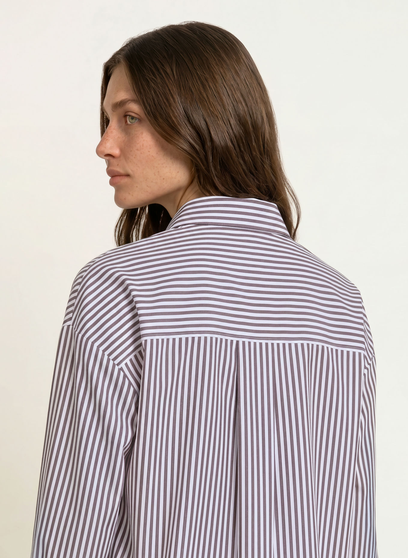 lilienfels Chemisier: MARRON / BLANC