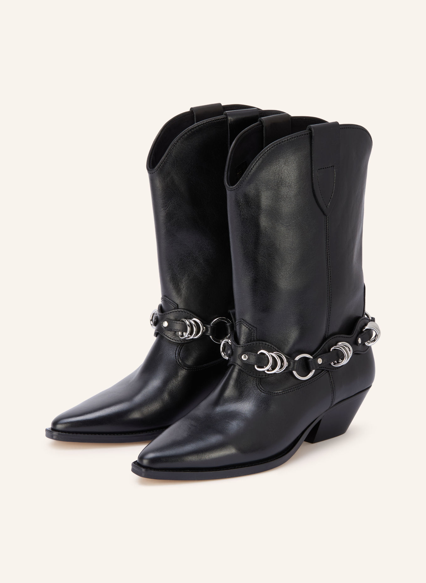 ISABEL MARANT Boots santiags DUERTO: NOIR