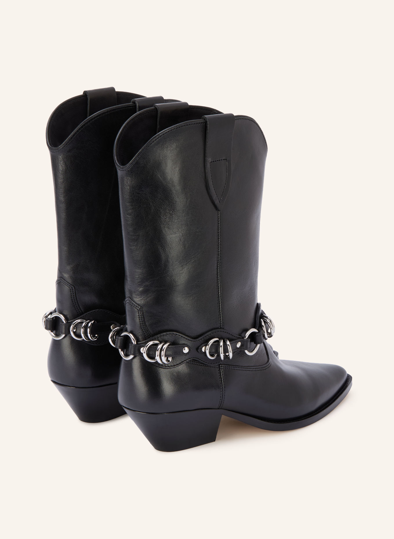 ISABEL MARANT Boots santiags DUERTO: NOIR